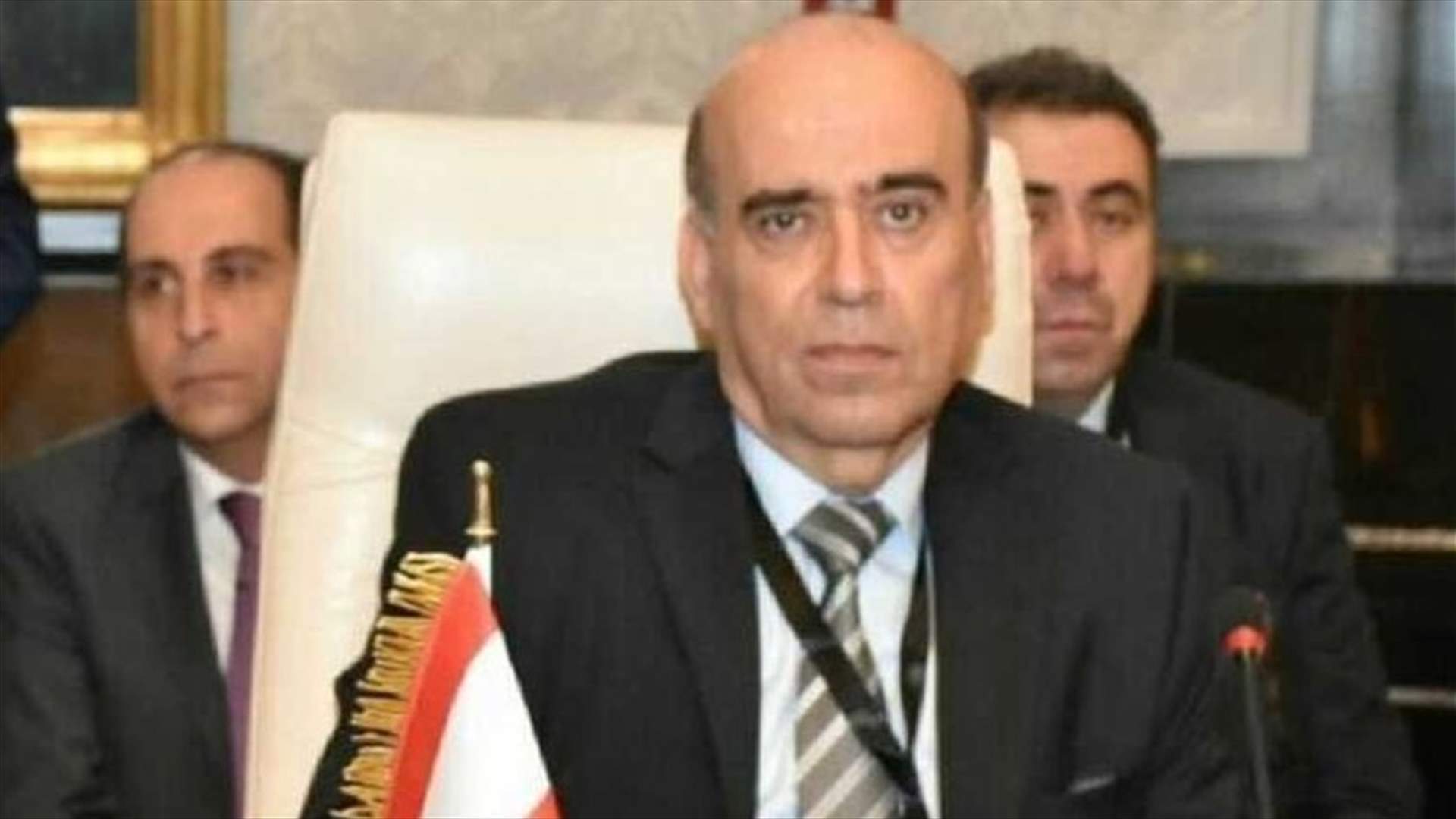 وهبة استقبل رئيس البعثة الدولية للصليب الاحمر... وهذا ما بحثا به