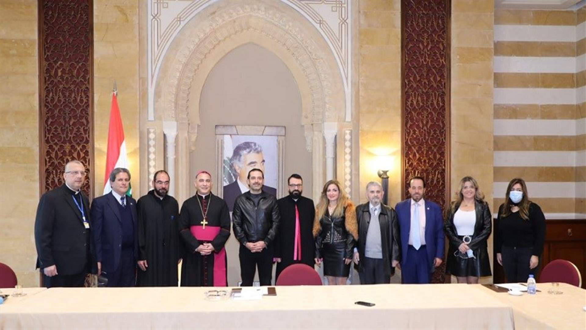 الحريري استقبل وفد ايدال واطلع من وفد اللجنة الأسقفية للحوار المسيحي الإسلامي على مهامها