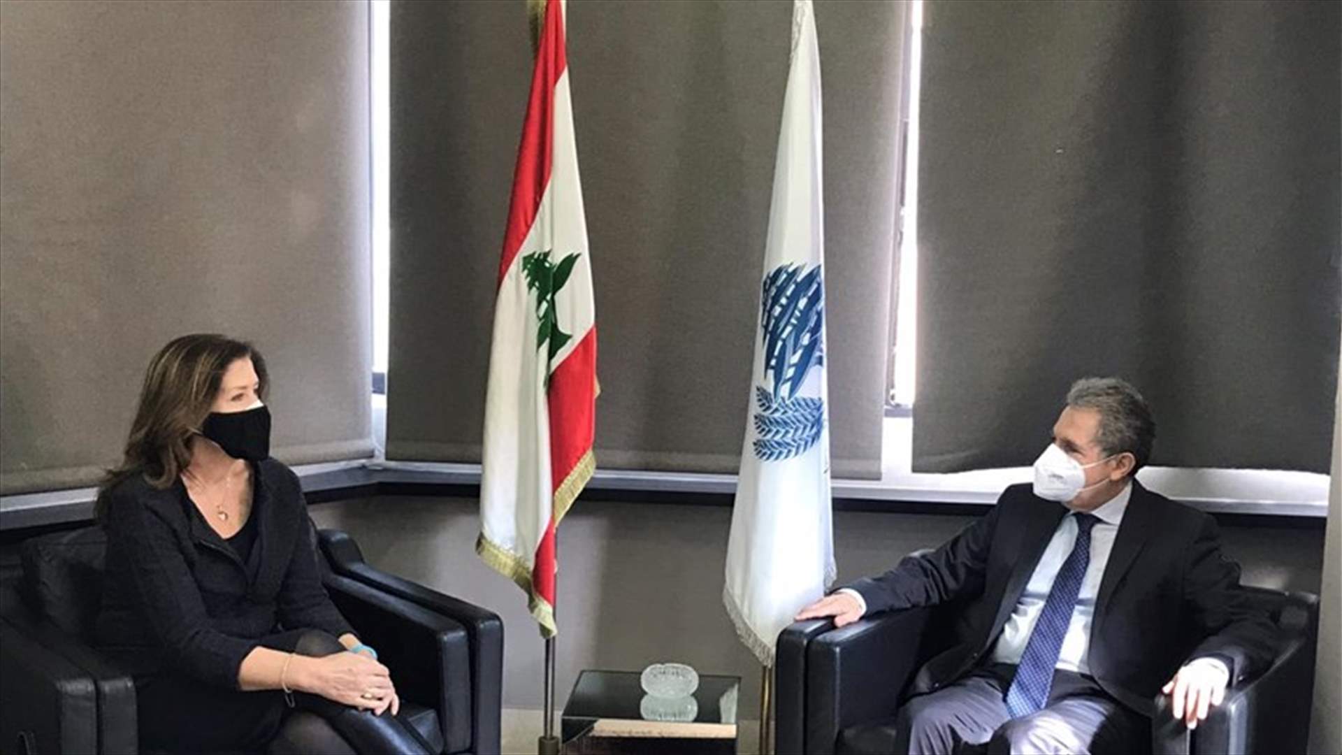 وزني التقى السفيرة الاميركية... شيا: نحاول مساعدة الشعب اللبناني