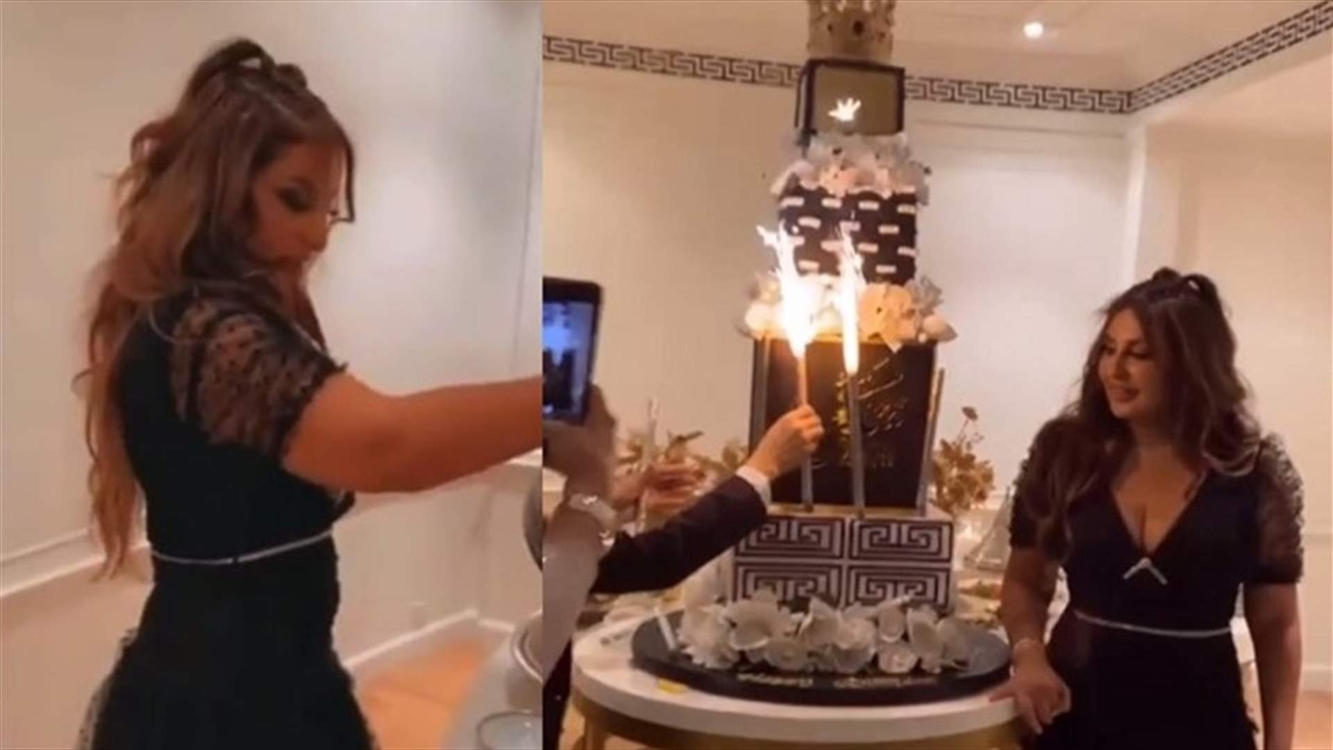 عيد ميلاد شذى حسون الـ40.. فستان جريء وحذف للصور عن إنستغرام!
