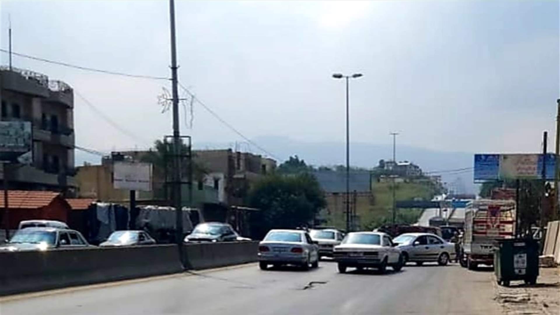 محتجون قطعوا طريق المنية بحنين