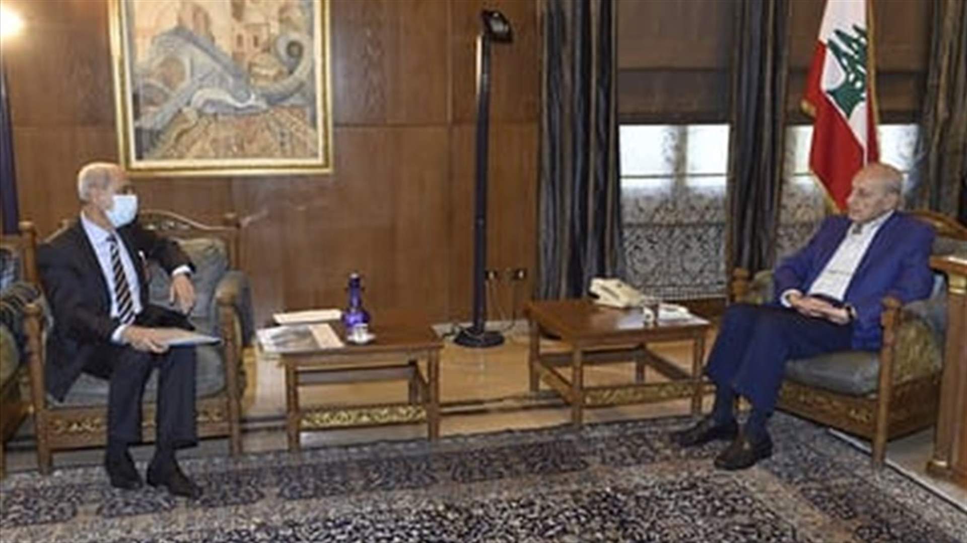 بري تابع موضوع التسرب النفطي مع اللواء خير