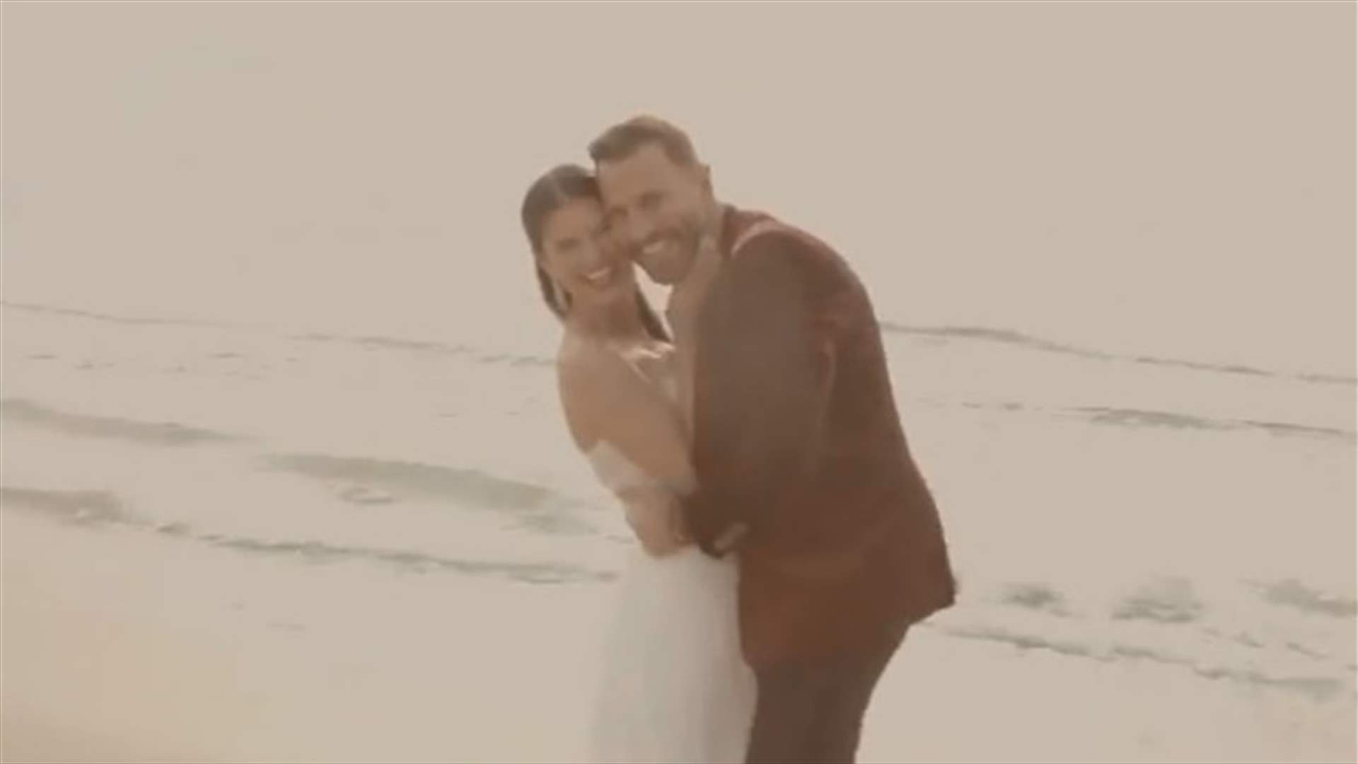 نيقولا معوض ينشر فيديو زفافه: تزوّجنا للمرّة الأولى والأخيرة