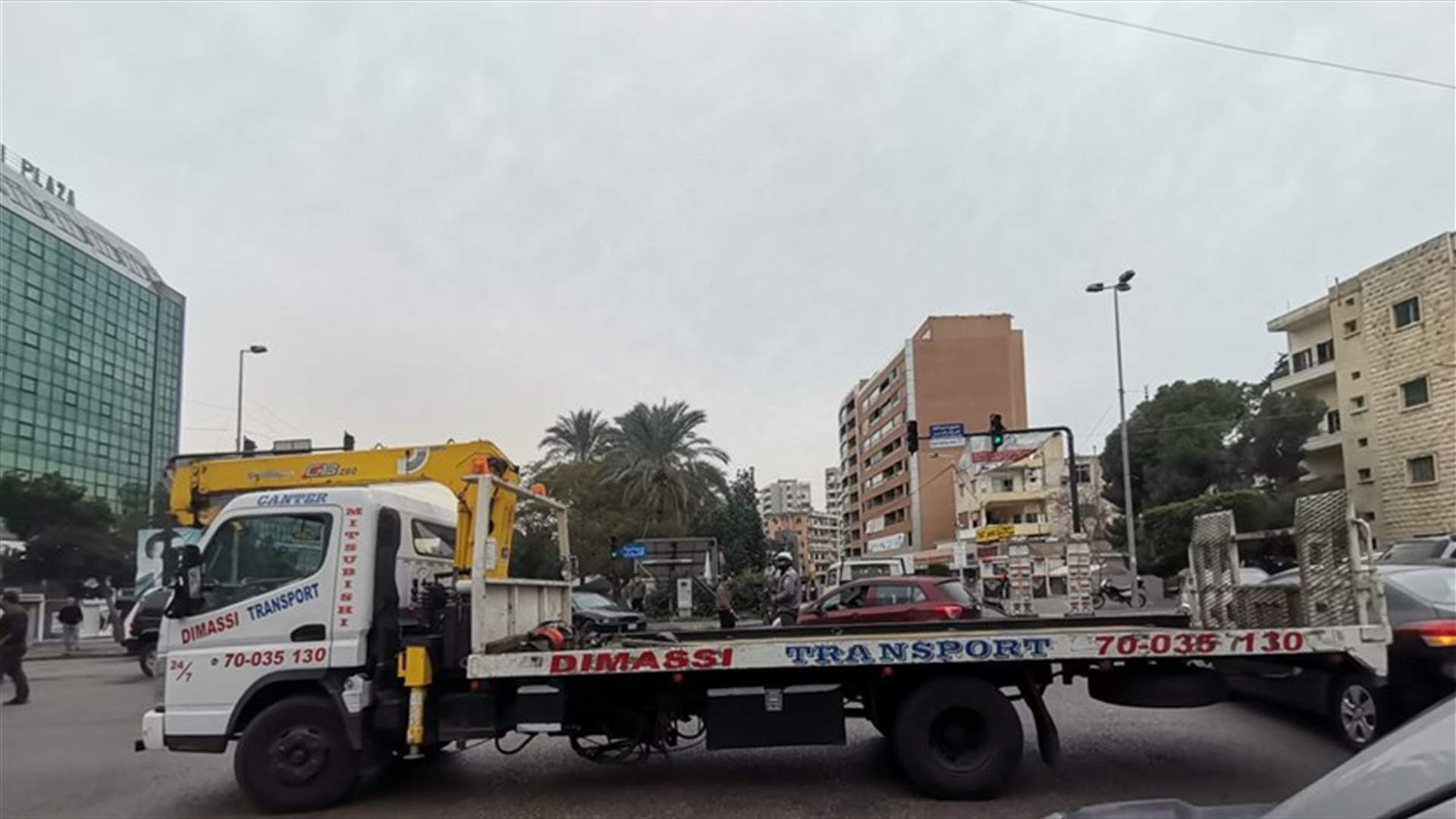 التحكم المروري: قطع السير على تقاطع ايليا صيدا (صورة)