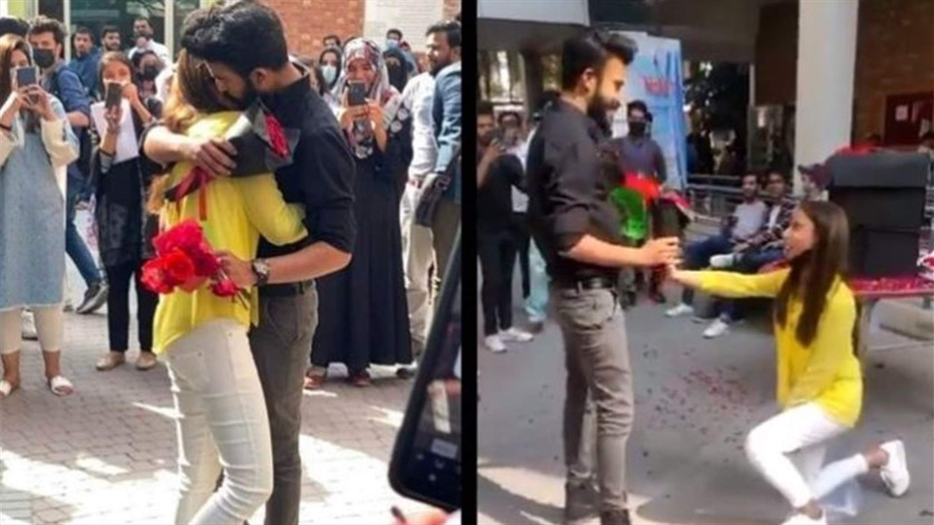 جامعة باكستانية تطرد طالبين بسبب "معانقة" في حرم الجامعة