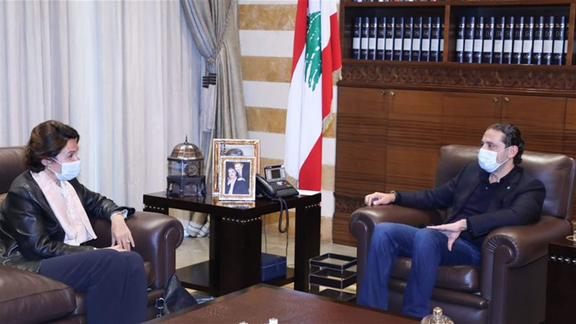 الحريري التقى سفيرة فرنسا ... ماذا بحثا؟