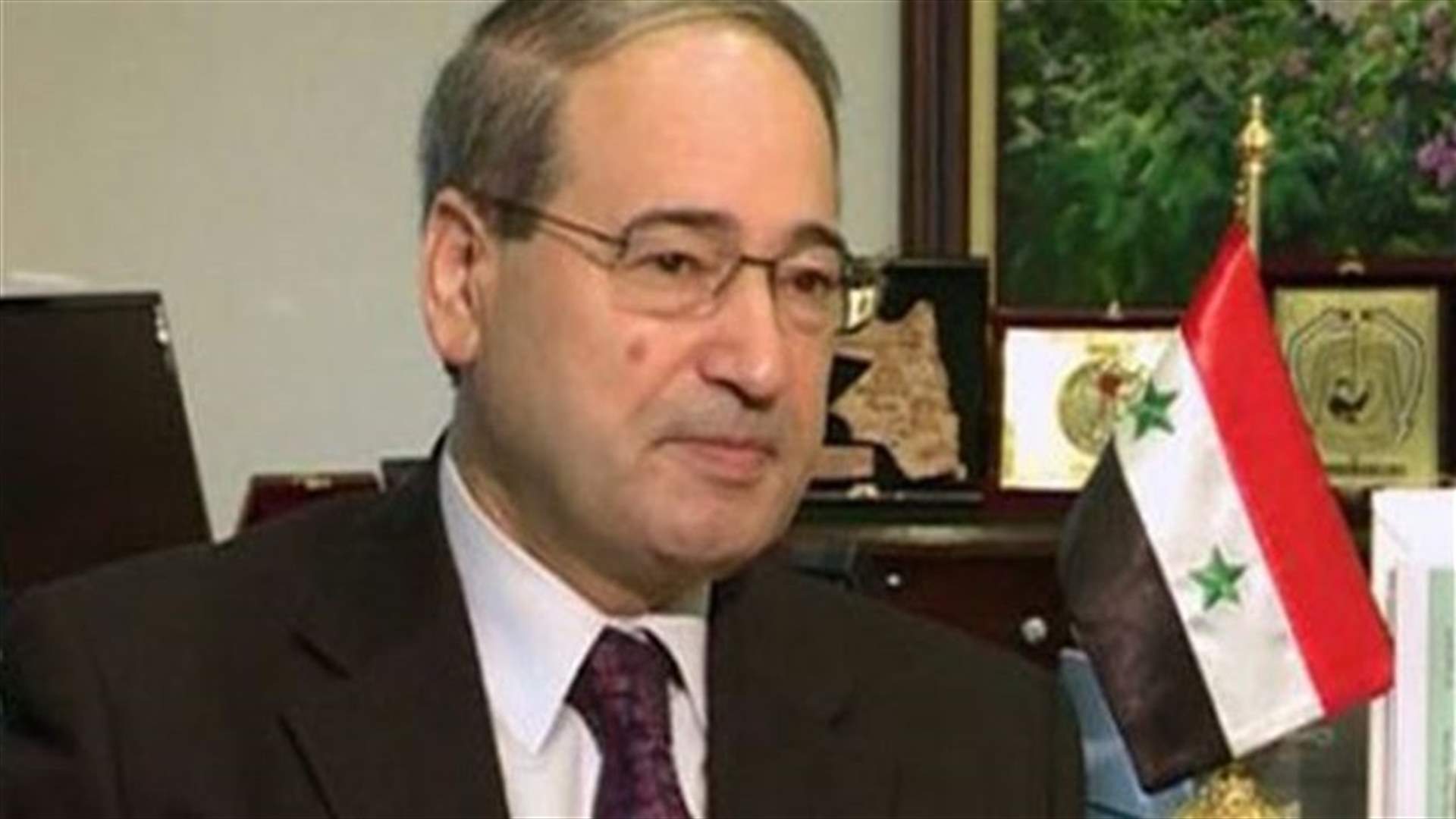 وزير الخارجية السورية فيصل المقداد في سلطنة عمان
