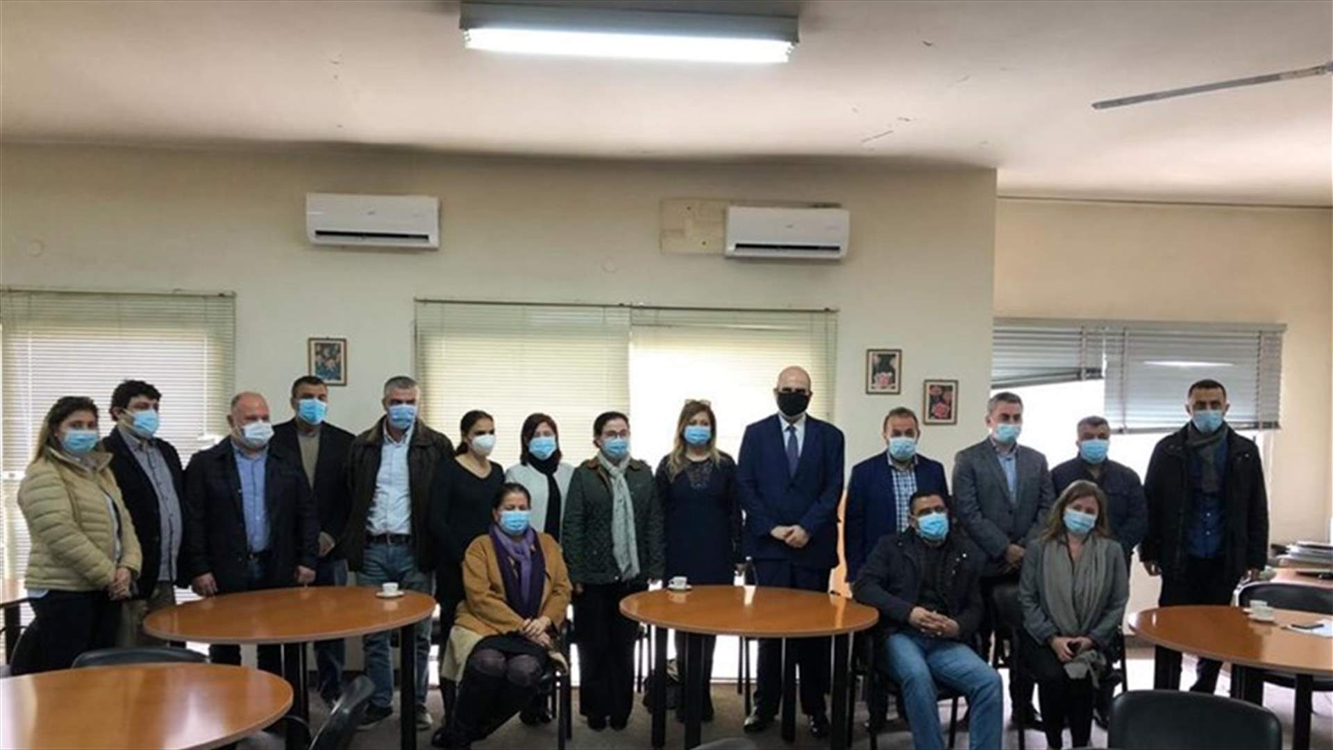 لحود ترأس اجتماعا تنسيقيا بين وزارة الزراعة وكلية الزراعة