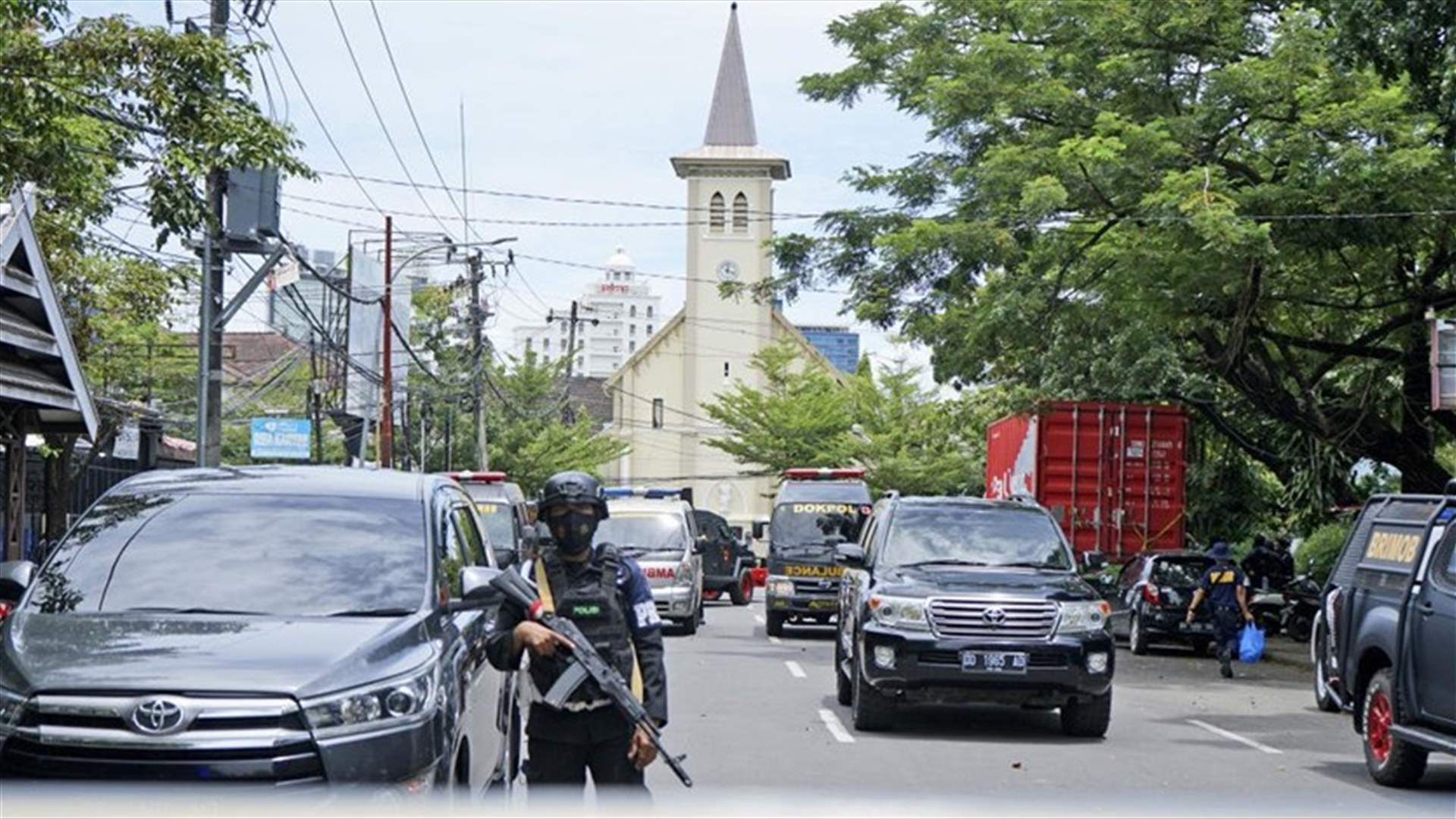 Indonesia police: Makassar church bomber part of a group involved in past attack