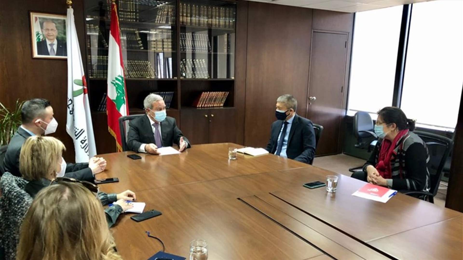 المشرفيه استقبل إيتو وميرود: ضرورة تعزيز عمل اللجنة التسييرية لخطة لبنان للاستجابة للازمة