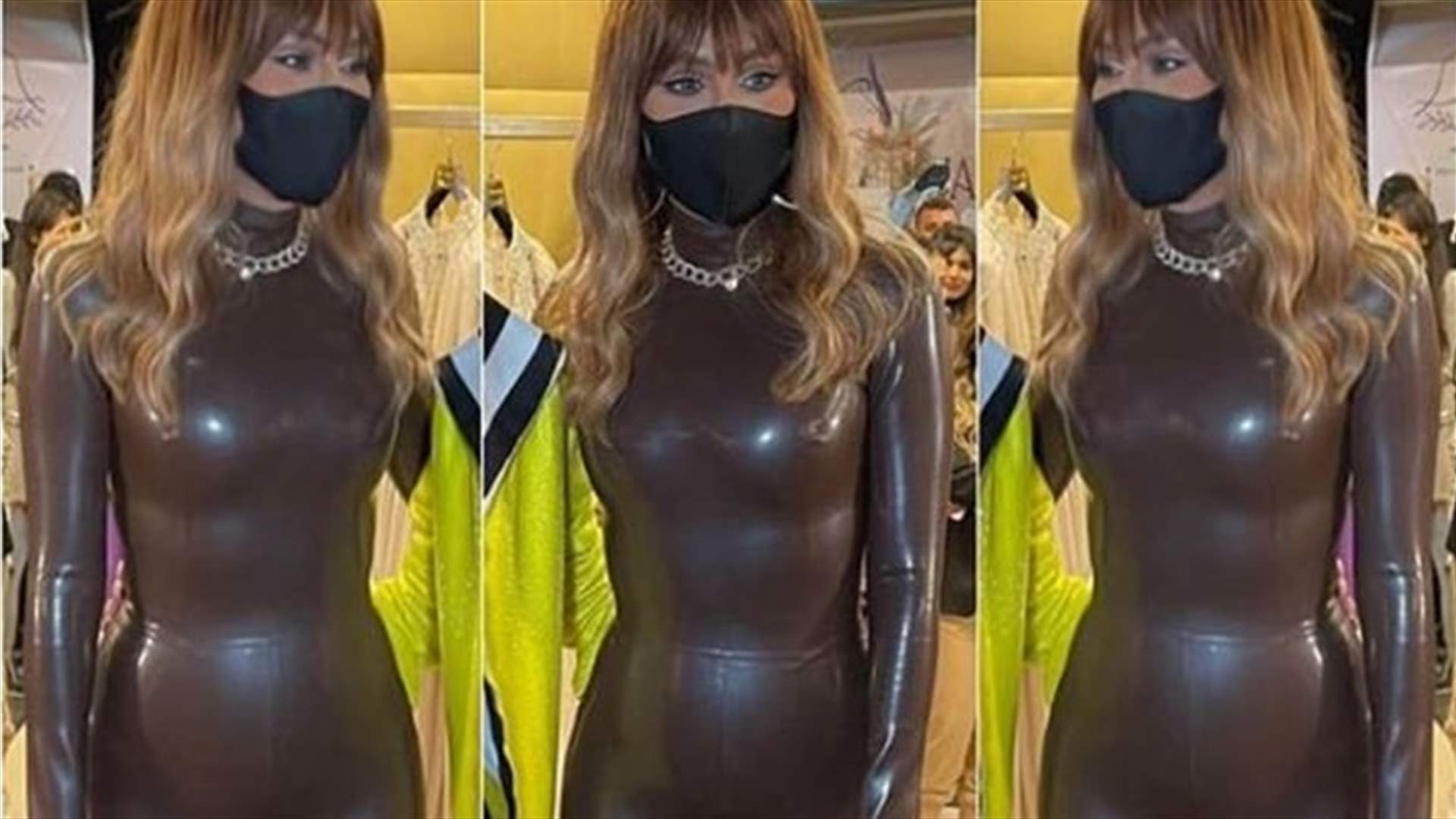 مايا دياب وجامبسوت الـ Latex... أظهر منحنيات جسدها وعرّضها للانتقادات