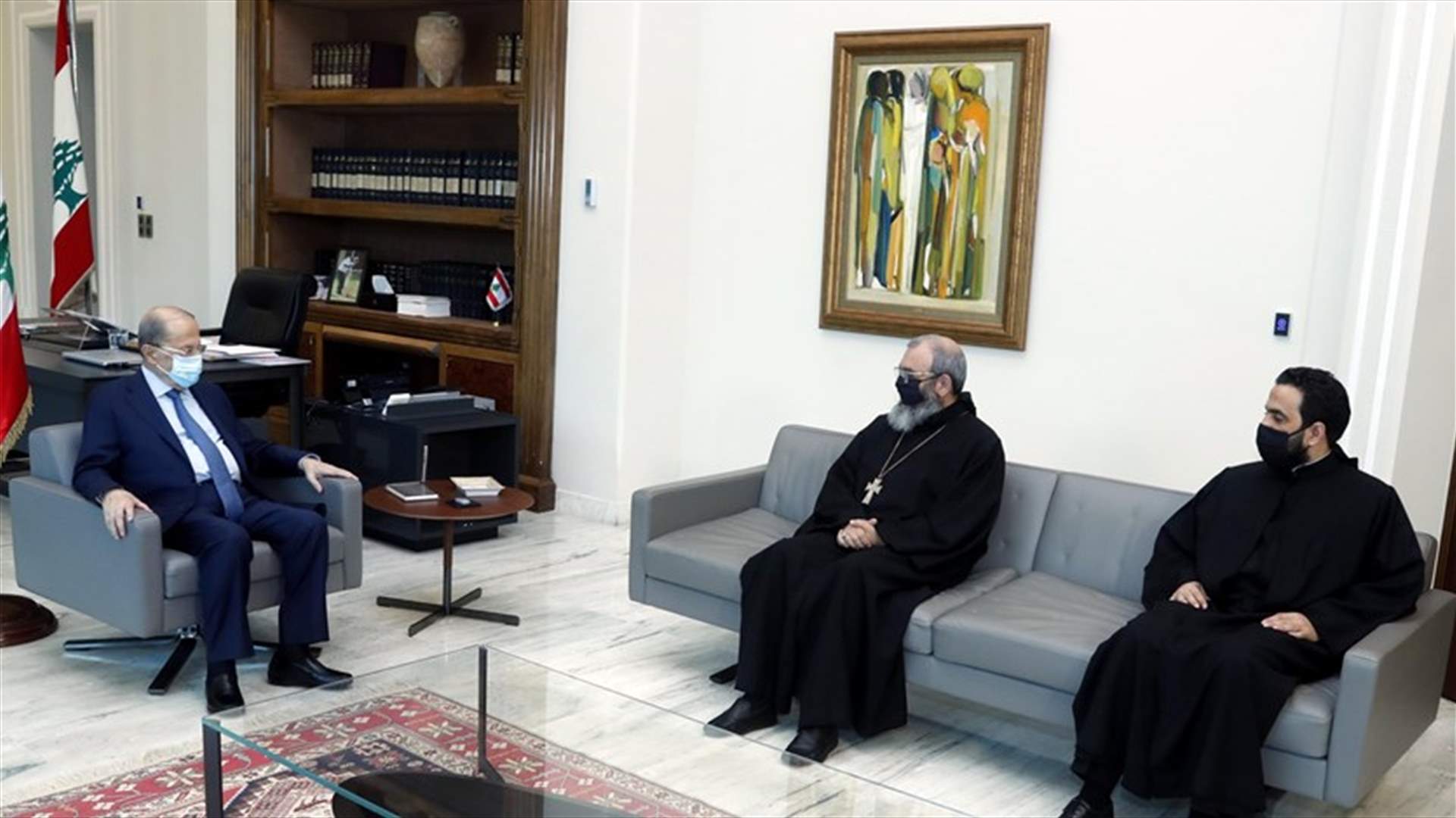 عون استقبل الرئيس العام للرهبانية اللبنانية المارونية