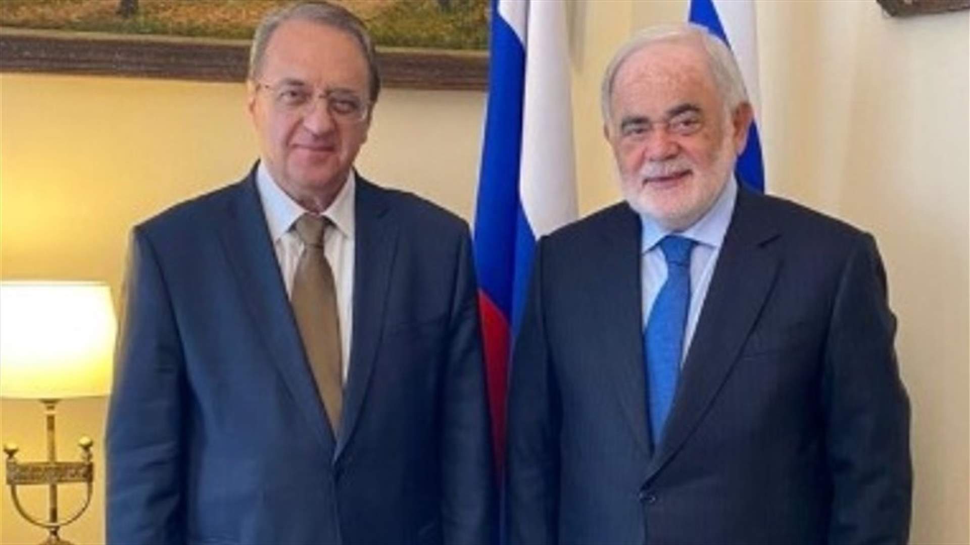 ابو زيد عرض مع بوغدانوف التطورات في لبنان وجهود تشكيل الحكومة