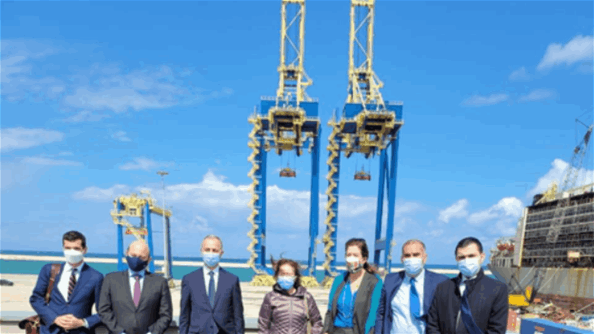 شيا زارت مرفأ طرابلس مطلعة على المشاريع المنوى تنفيذها لتطويره