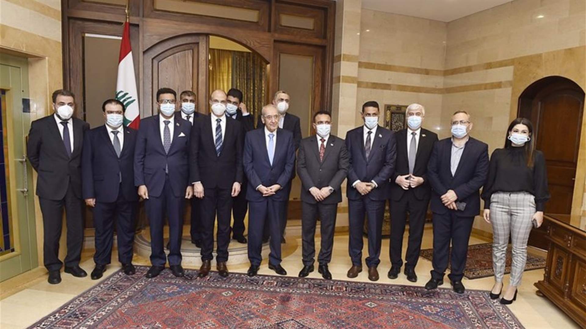 بري: حريصون على نسج افضل العلاقات مع الأشقاء العرب... ولبنان مهدد بالانهيار