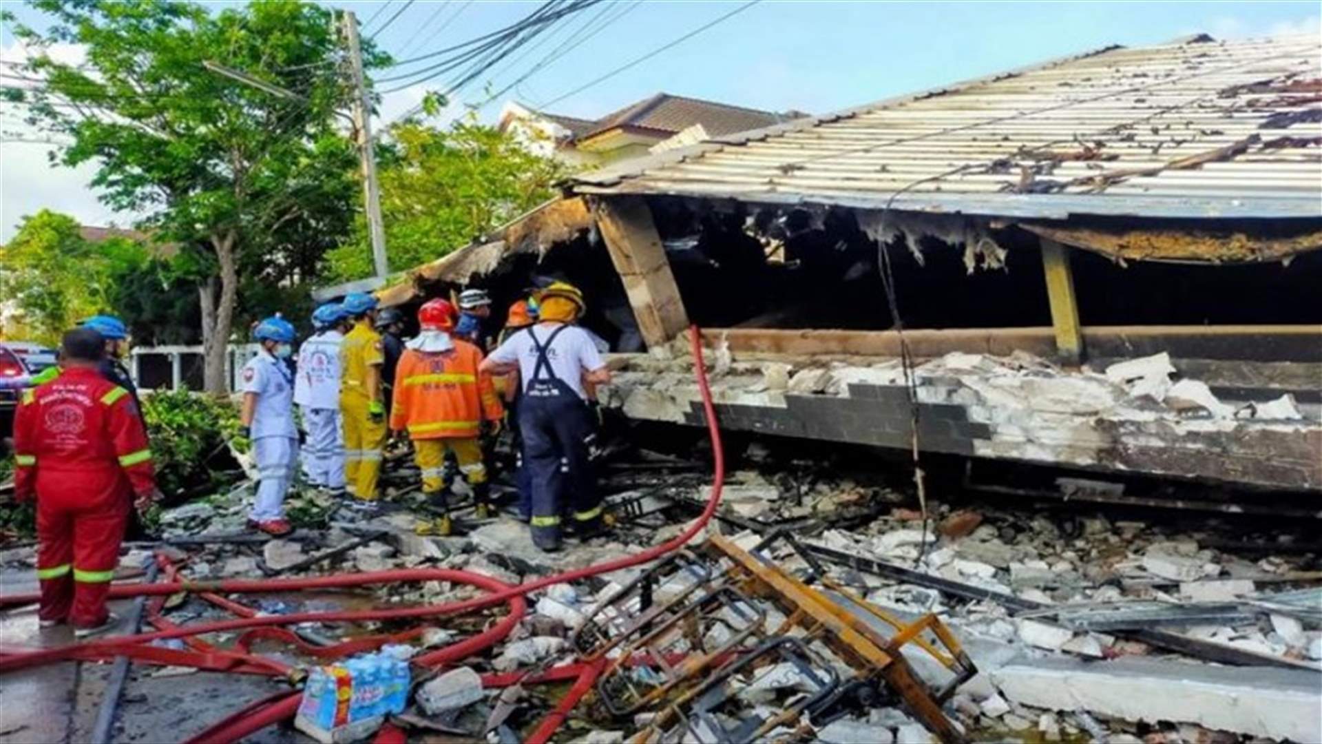 Five killed as three-story house collapses in Bangkok