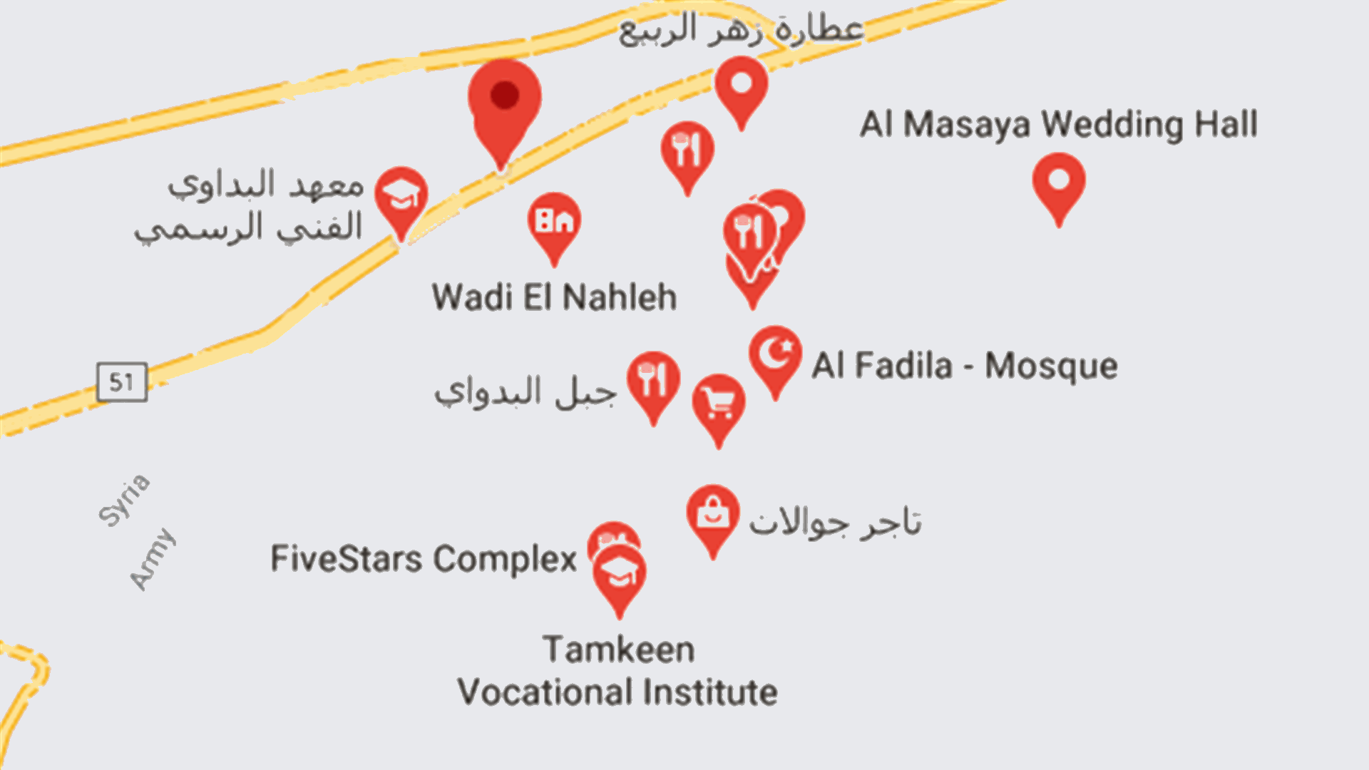 إطلاق النار على كافيتريا في جبل البداوي