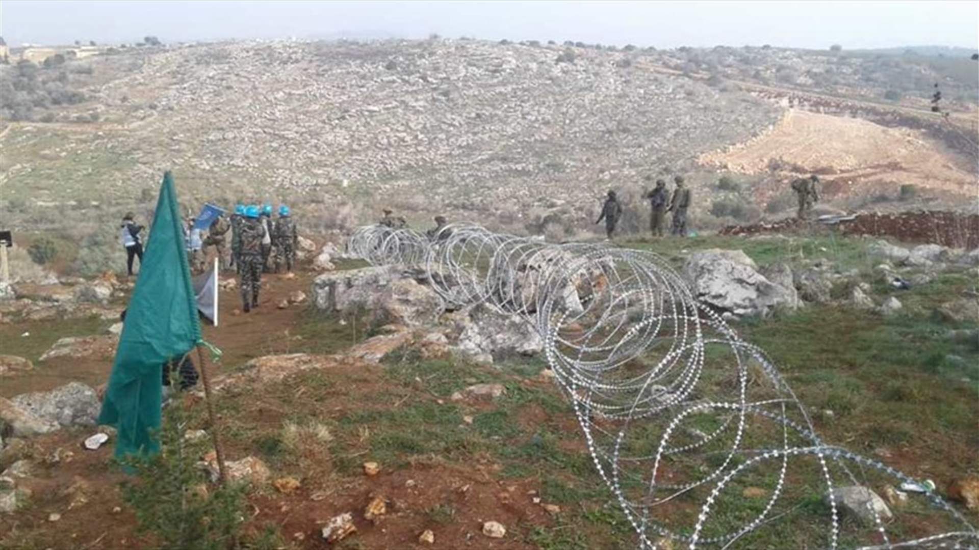 Israeli military force crosses technical fence at Kroum al-Sharaki