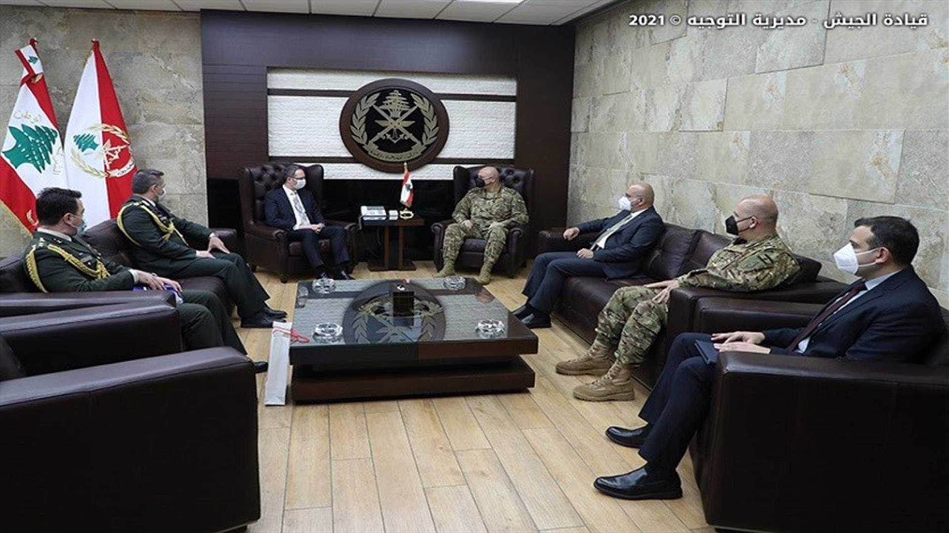قائد الجيش استقبل السفير التركي في لبنان