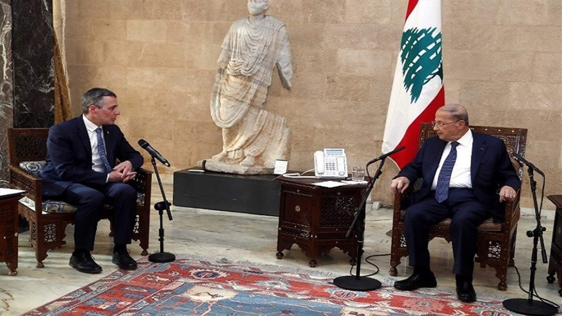 الرئيس عون استقبل وزير خارجية سويسرا... كاسيس: لحل سياسي للازمة الحكومية والبدء بالاصلاحات الضرورية