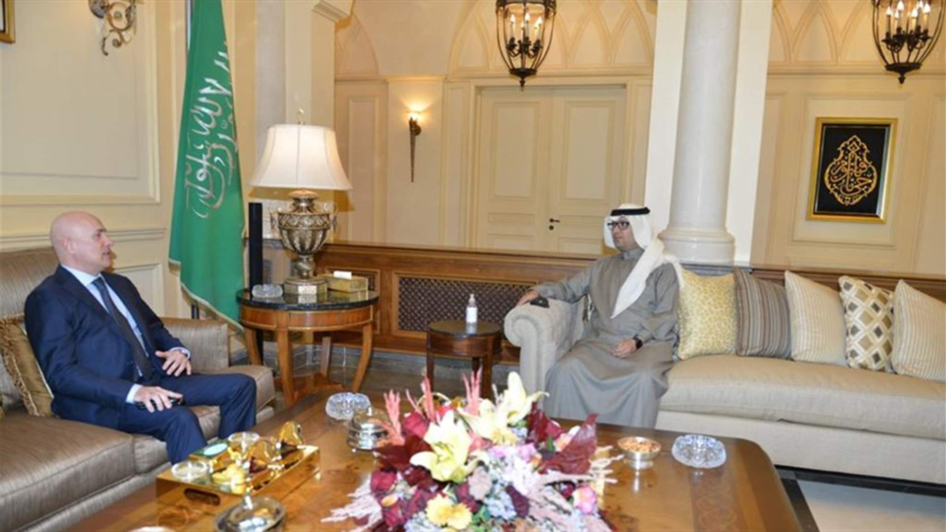 بخاري التقى السفير الأرجنتيني وتم البحث في آخر المستجدات السياسية العامة
