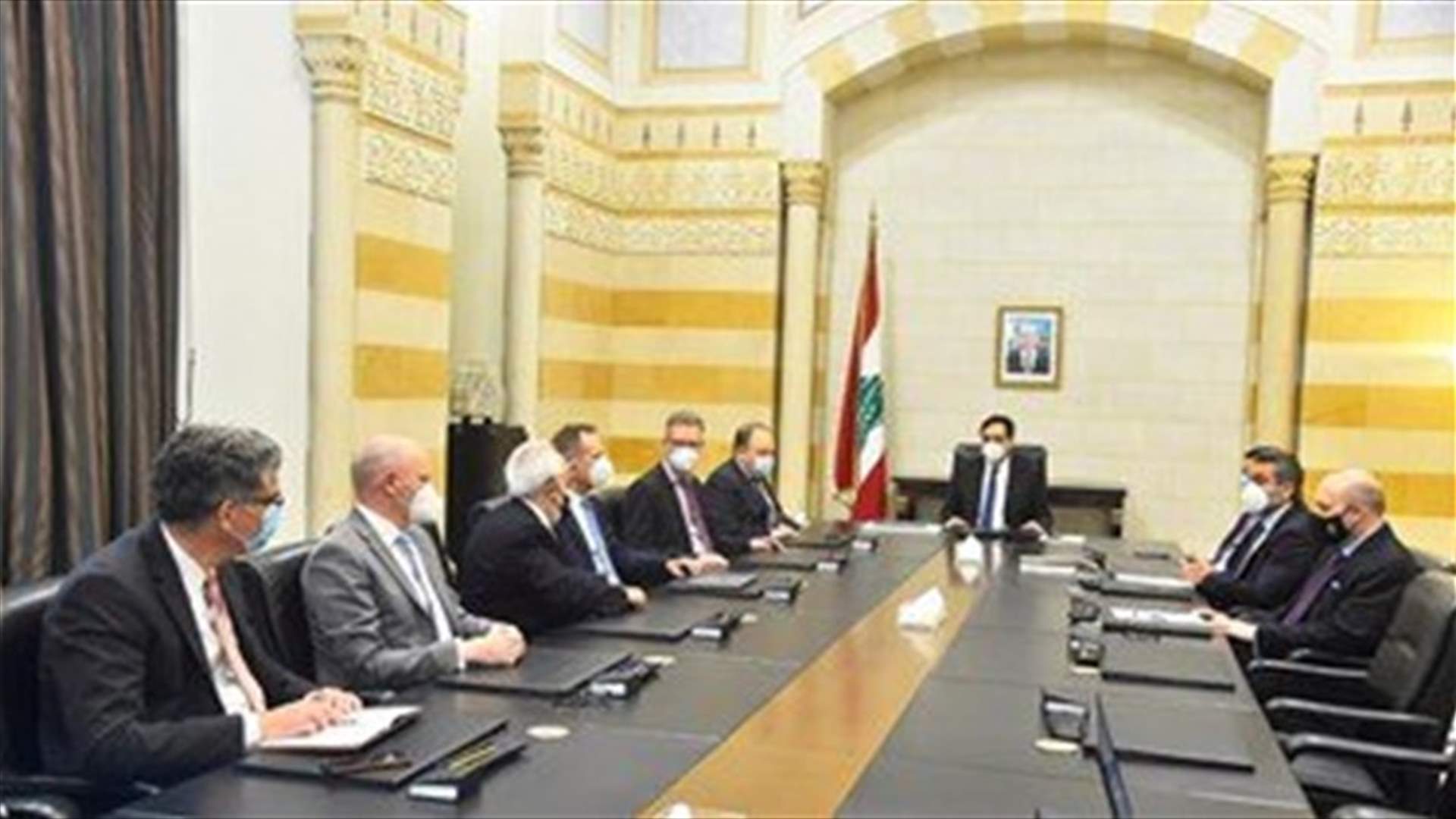 Diab meets German delegation over preliminary study on reactivating Beirut port