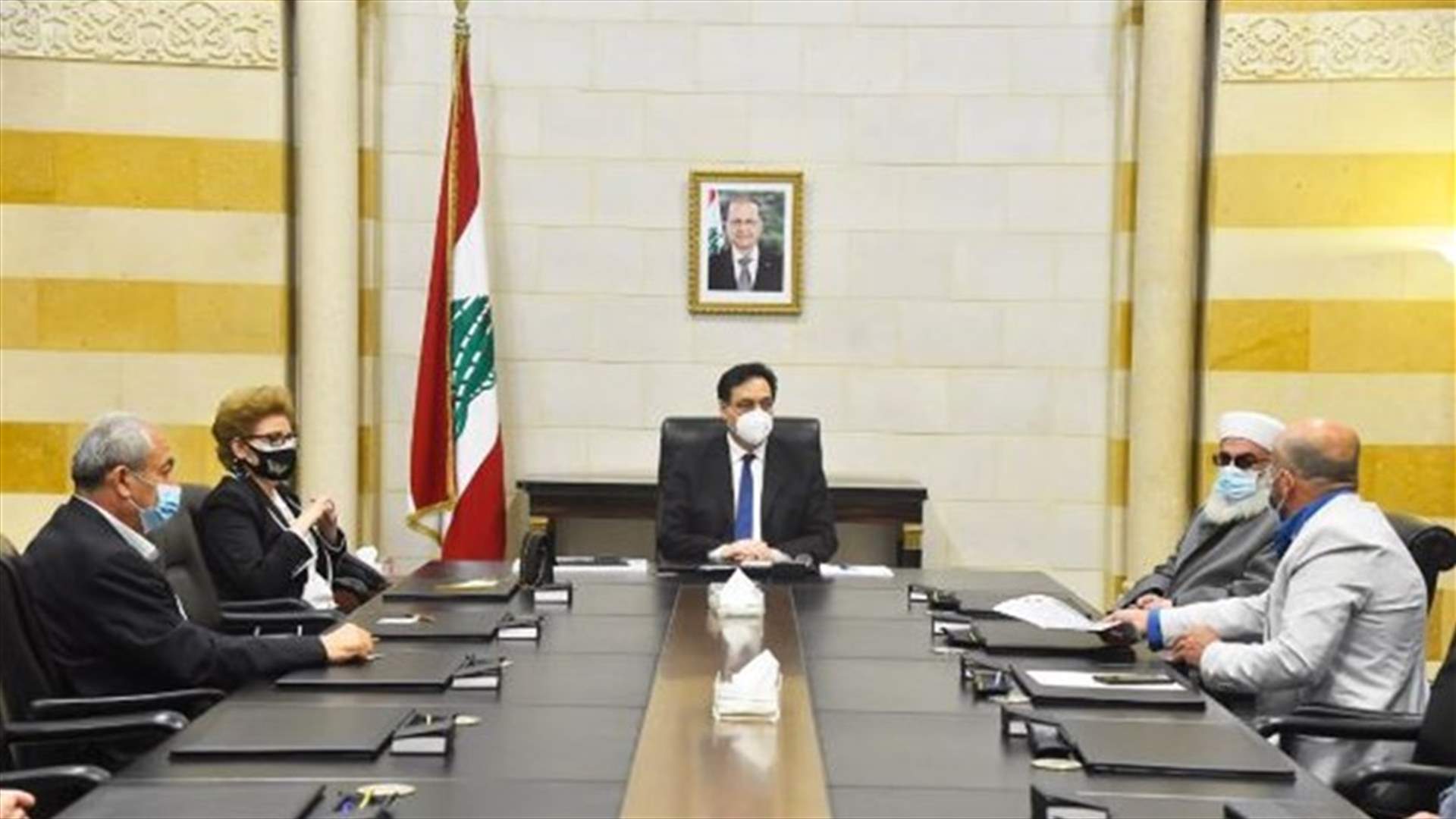 دياب التقى وفدا من الجمعية اللبنانية لأولياء الطلاب في الجامعات الأجنبية