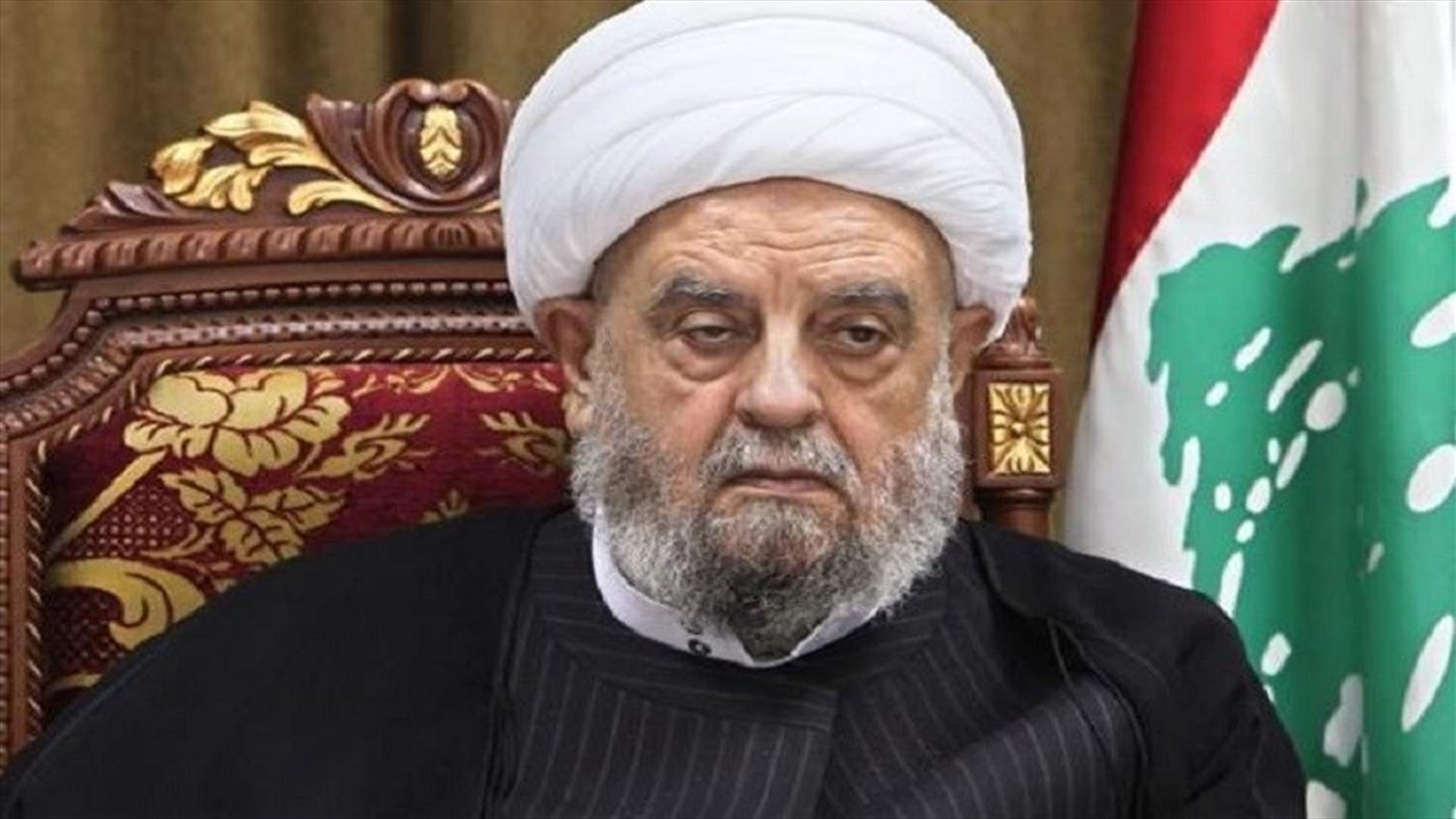 قبلان ينعى العلامة محمد الامين