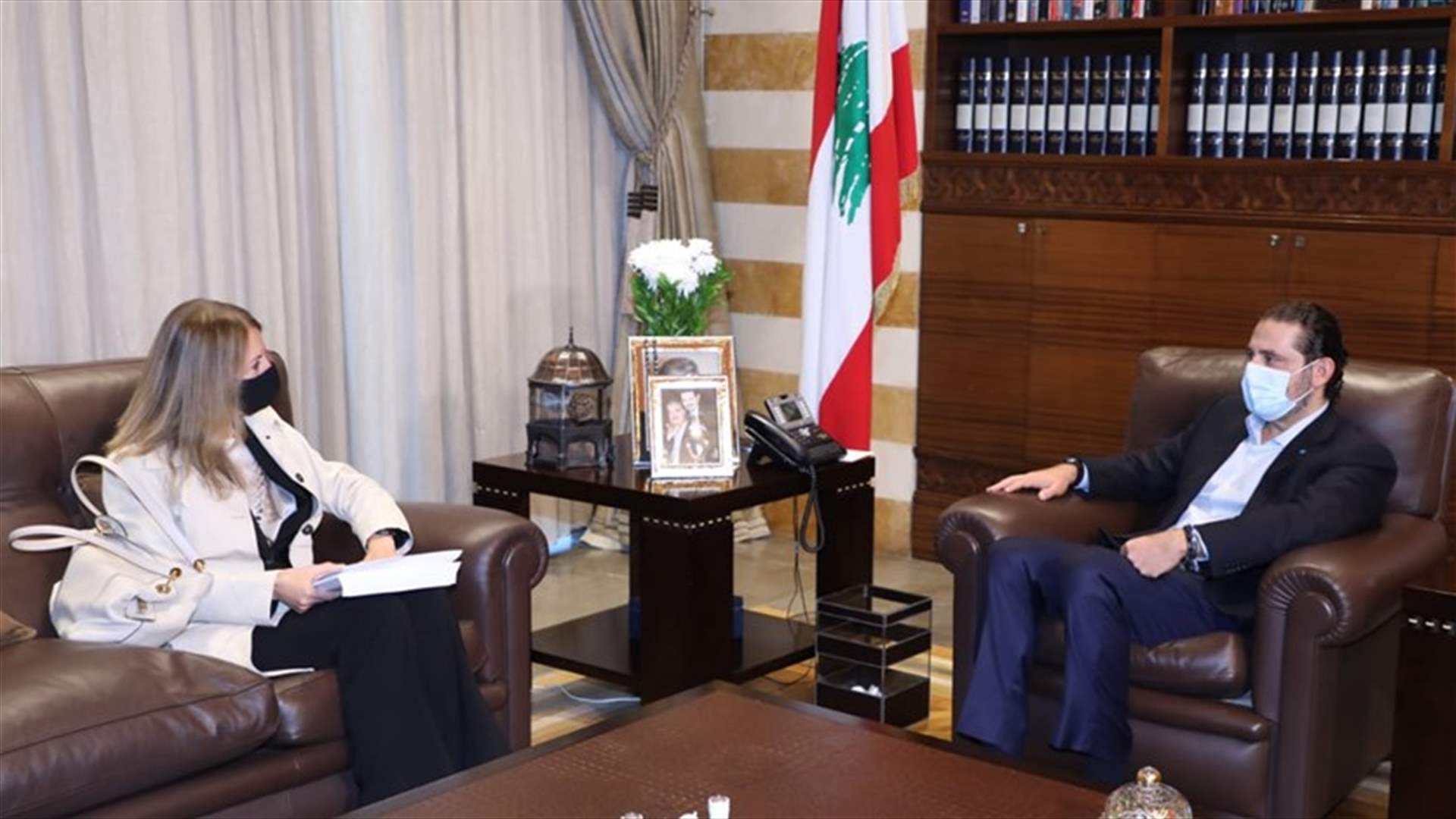 الحريري استقبل سفيرة ايطاليا وسفير رومانيا وبحثا معهما في الاوضاع في لبنان