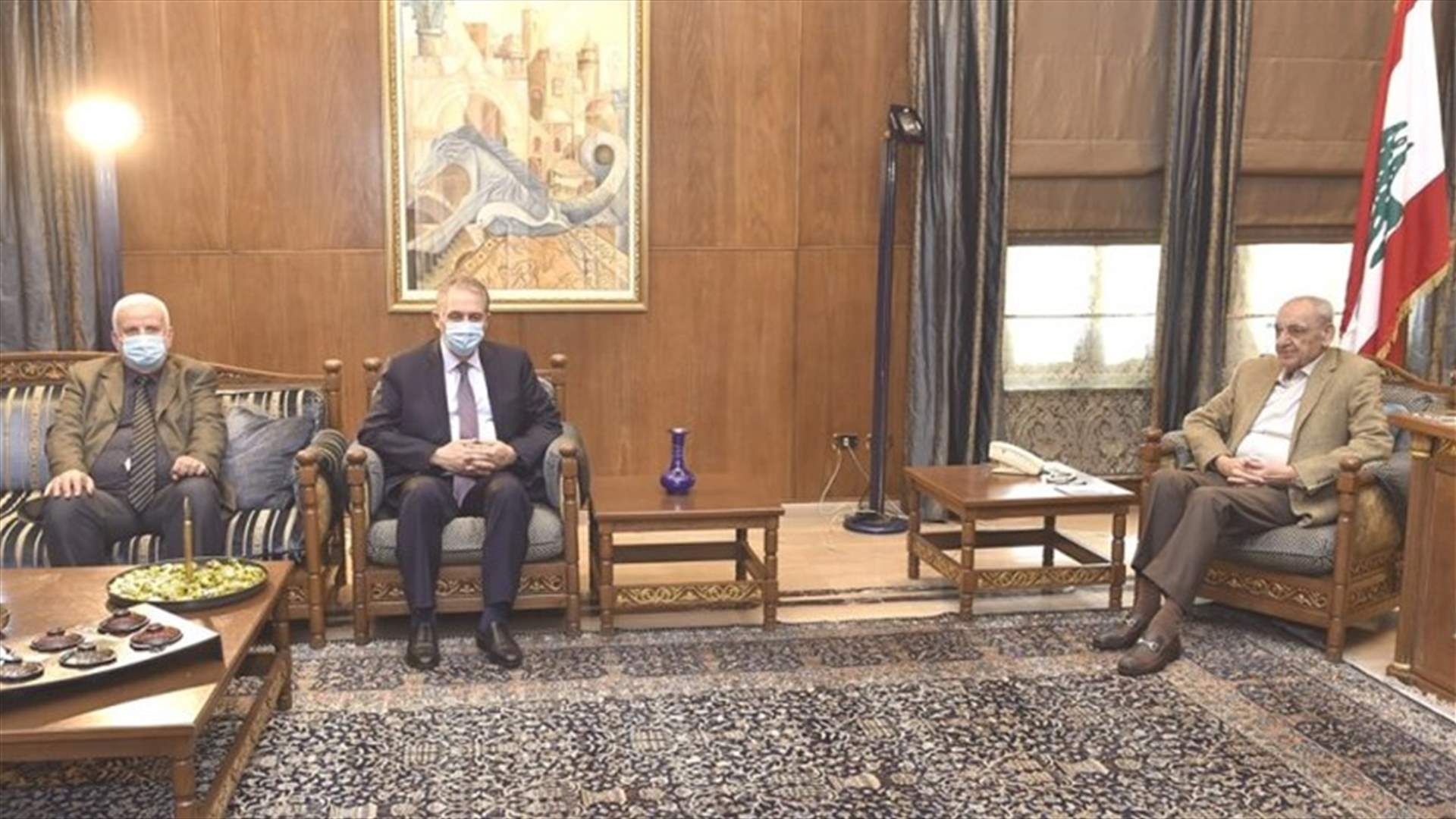 بري التقى الوفد الاقتصادي والاجتماعي ... عربيد: أطلعناه على الورقة التشاركية لتوجيه الدعم