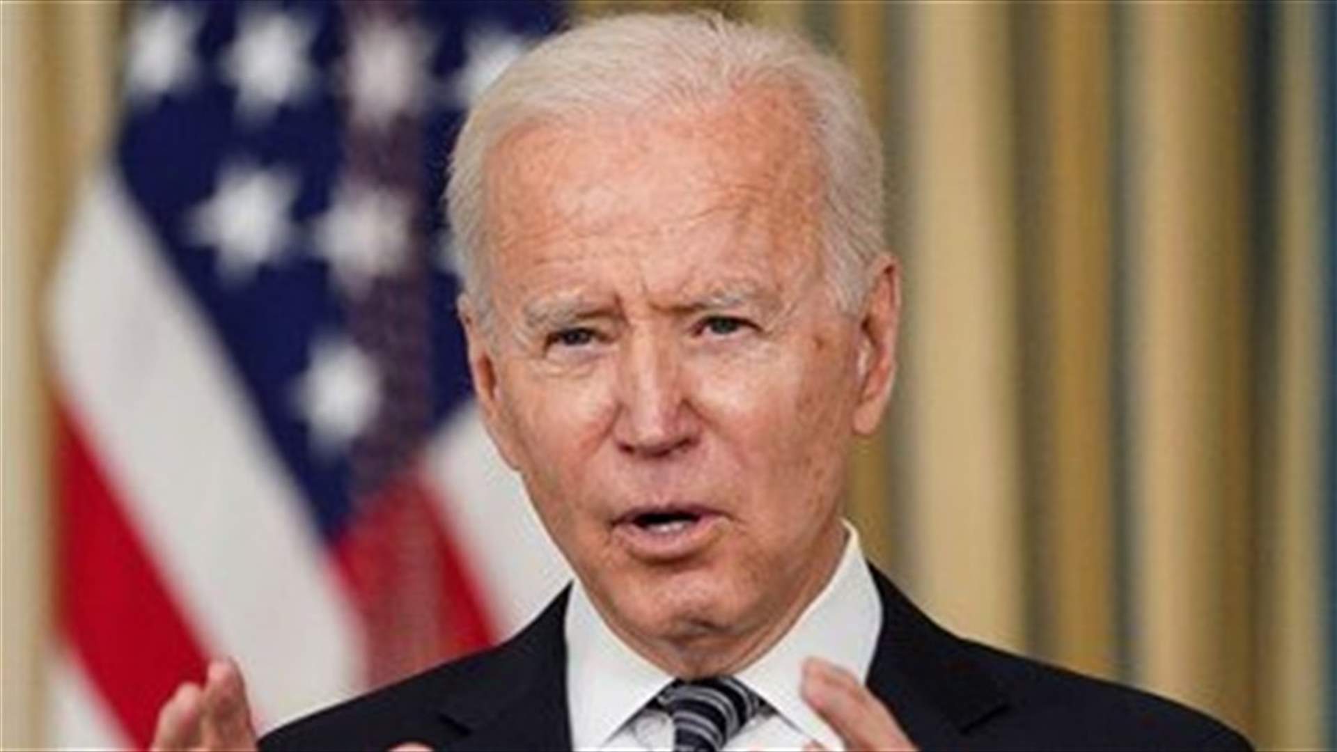 Biden says it is time to de-escalate tensions after sanctioning Russia