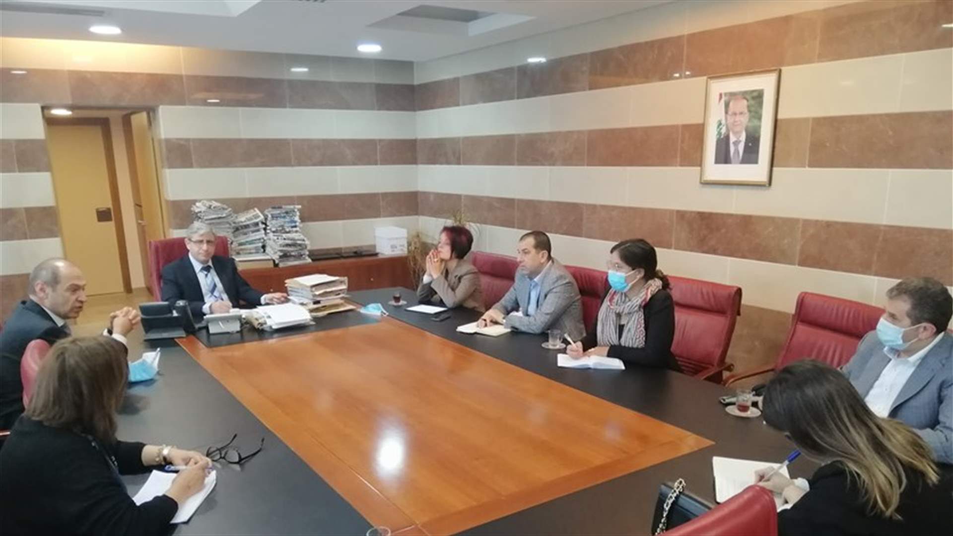 المجذوب التقى سفير اسبانيا والممثلة الإقليمية لبرنامج الأغذية العالمي ... ماذا بحث معهما؟
