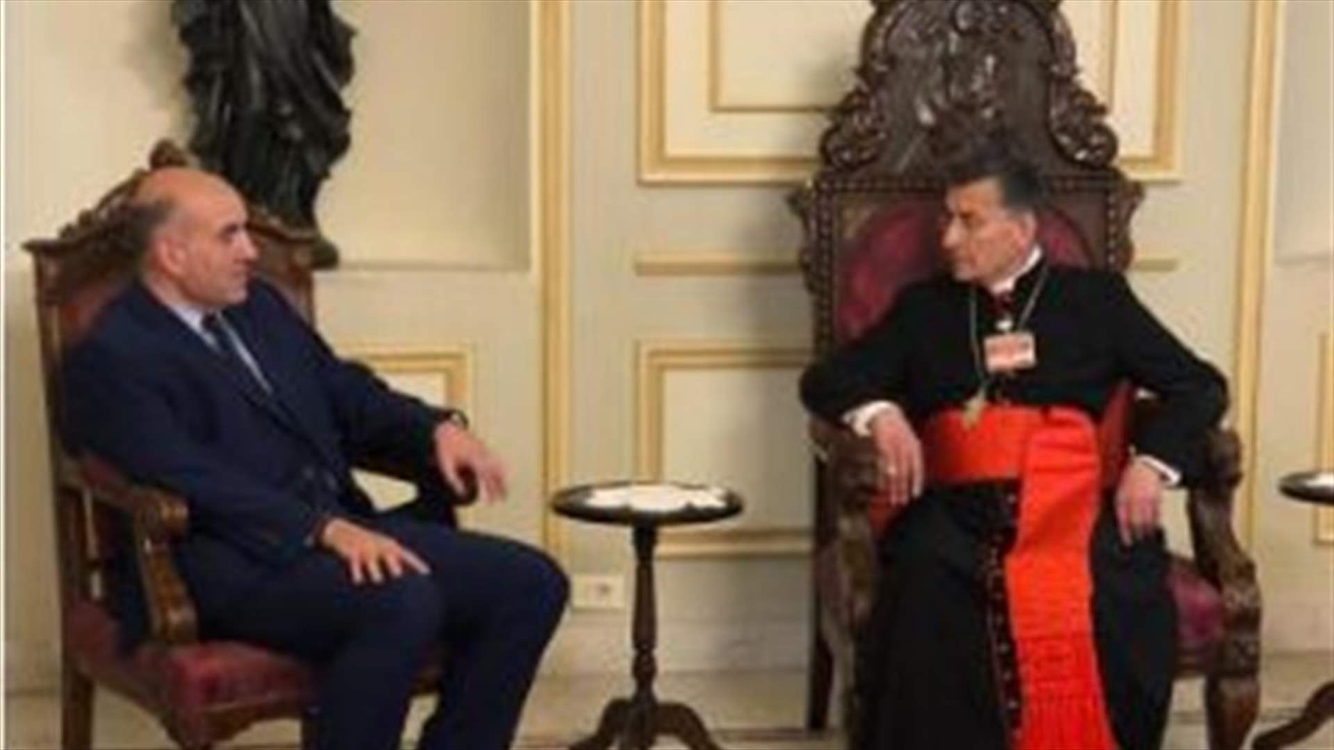الراعي تابع مع لحود اوضاع القطاع الزراعي في لبنان