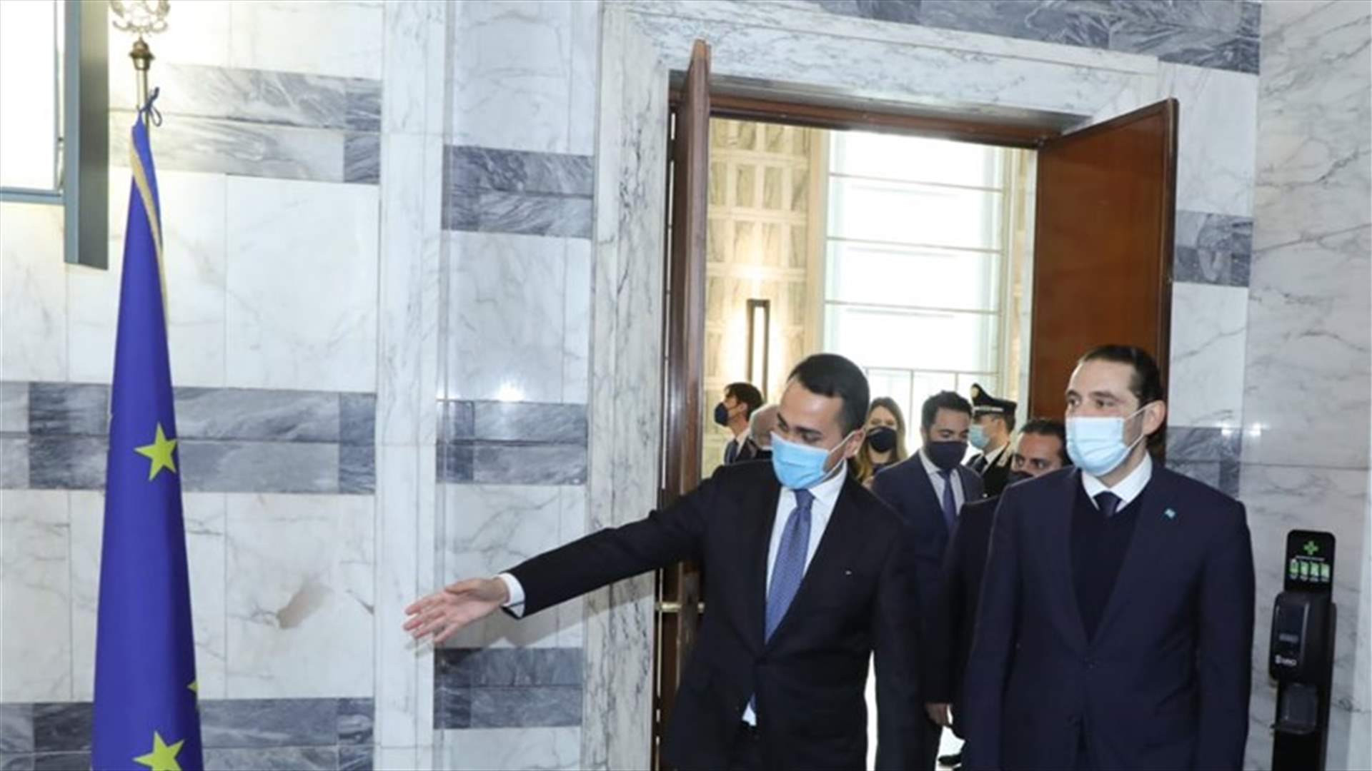 بعد وزير خارجية ايطاليا...الحريري يلتقي رئيس وزرائها مساء
