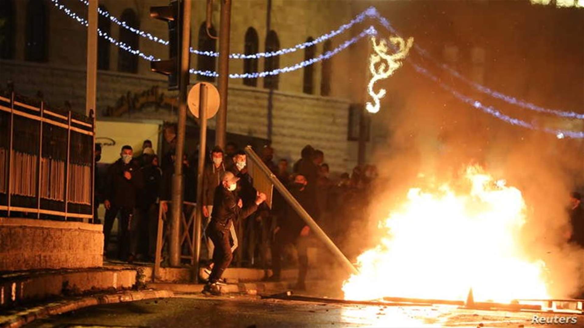 مناوشات في القدس بعد اشتباكات بين إسرائيل والفلسطينيين