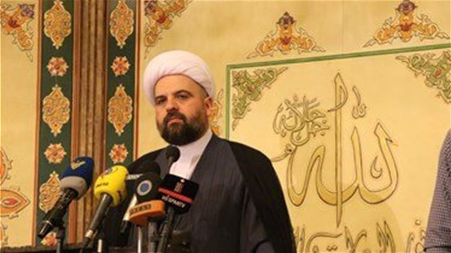 أحمد قبلان: لا أمل بتوبة الطبقة الفاسدة وهناك قرار دولي بالاجهاز على لبنان