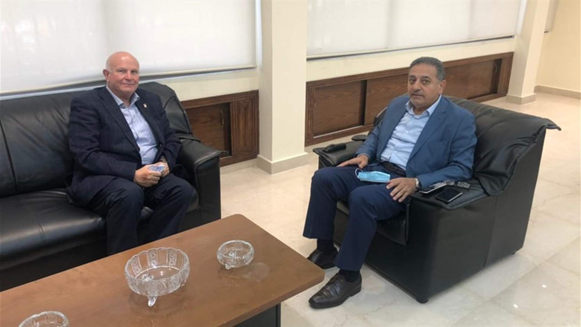 لقاء خيامي وجلخ لتأكيد حسن علاقات التعاون والتنسيق بين الوزارة واللجنة الأولمبية اللبنانية