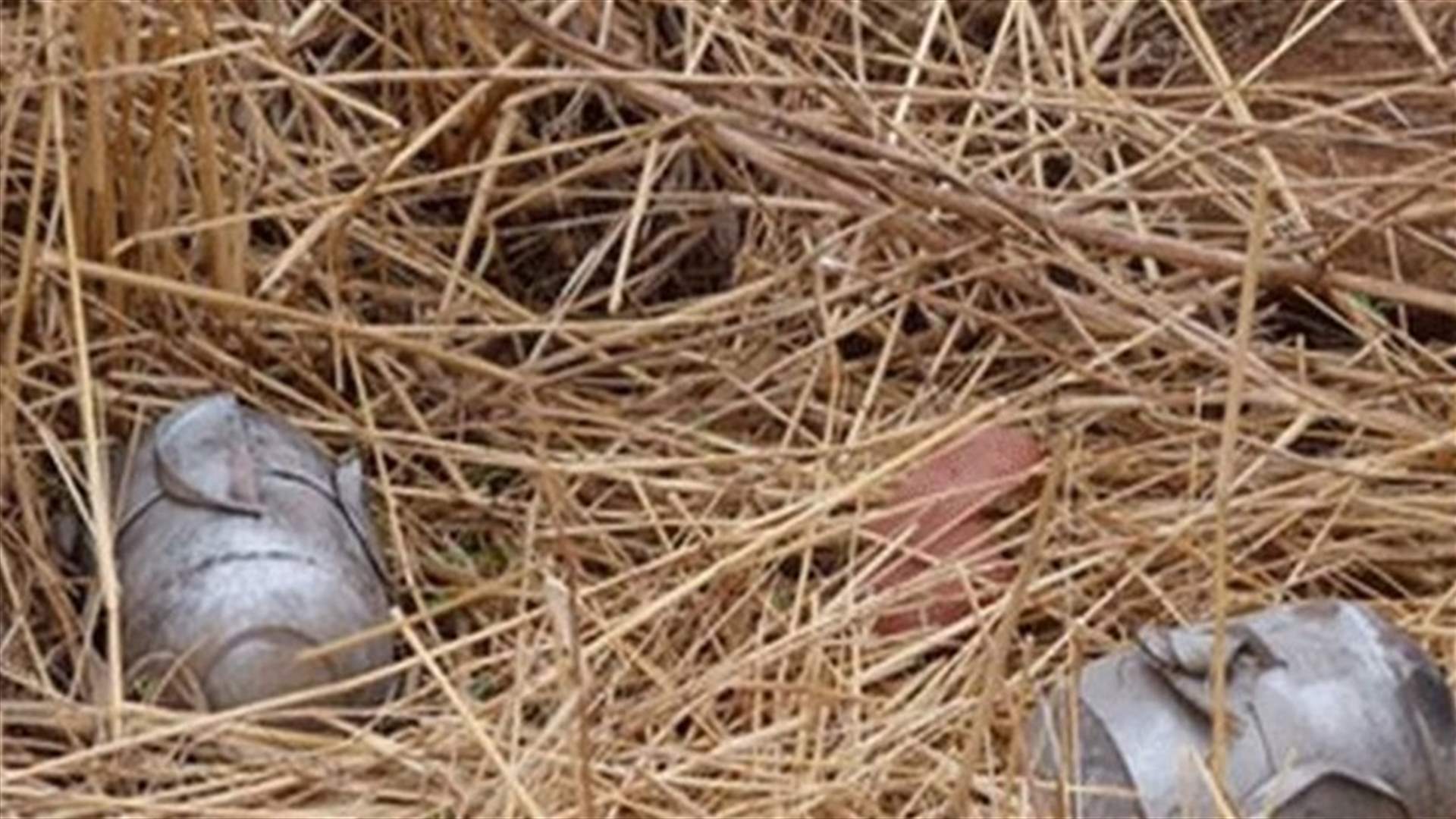 جرح مواطن بانفجار قنبلة عنقودية من مخلفات اسرائيلية في بلدة زوطر الشرقية