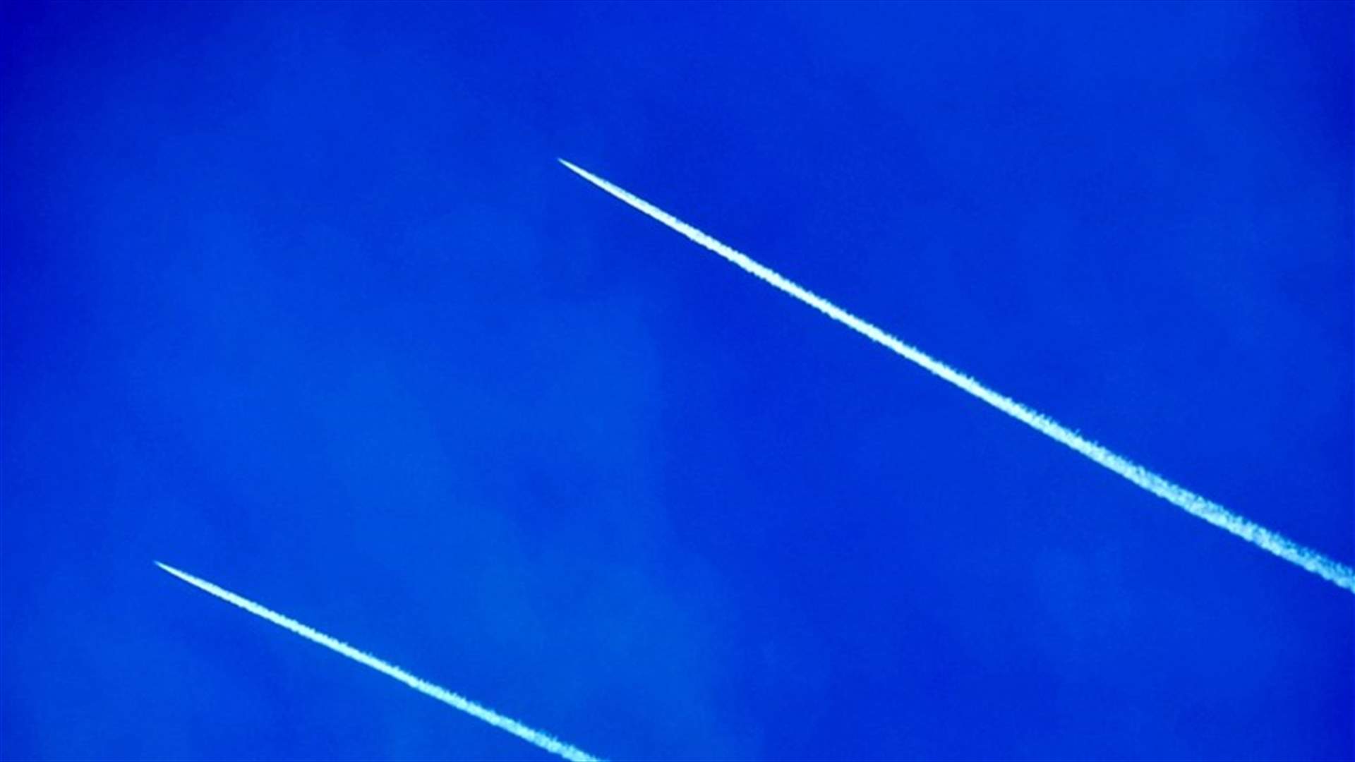 Intensive enemy flights over Aley, Upper Metn