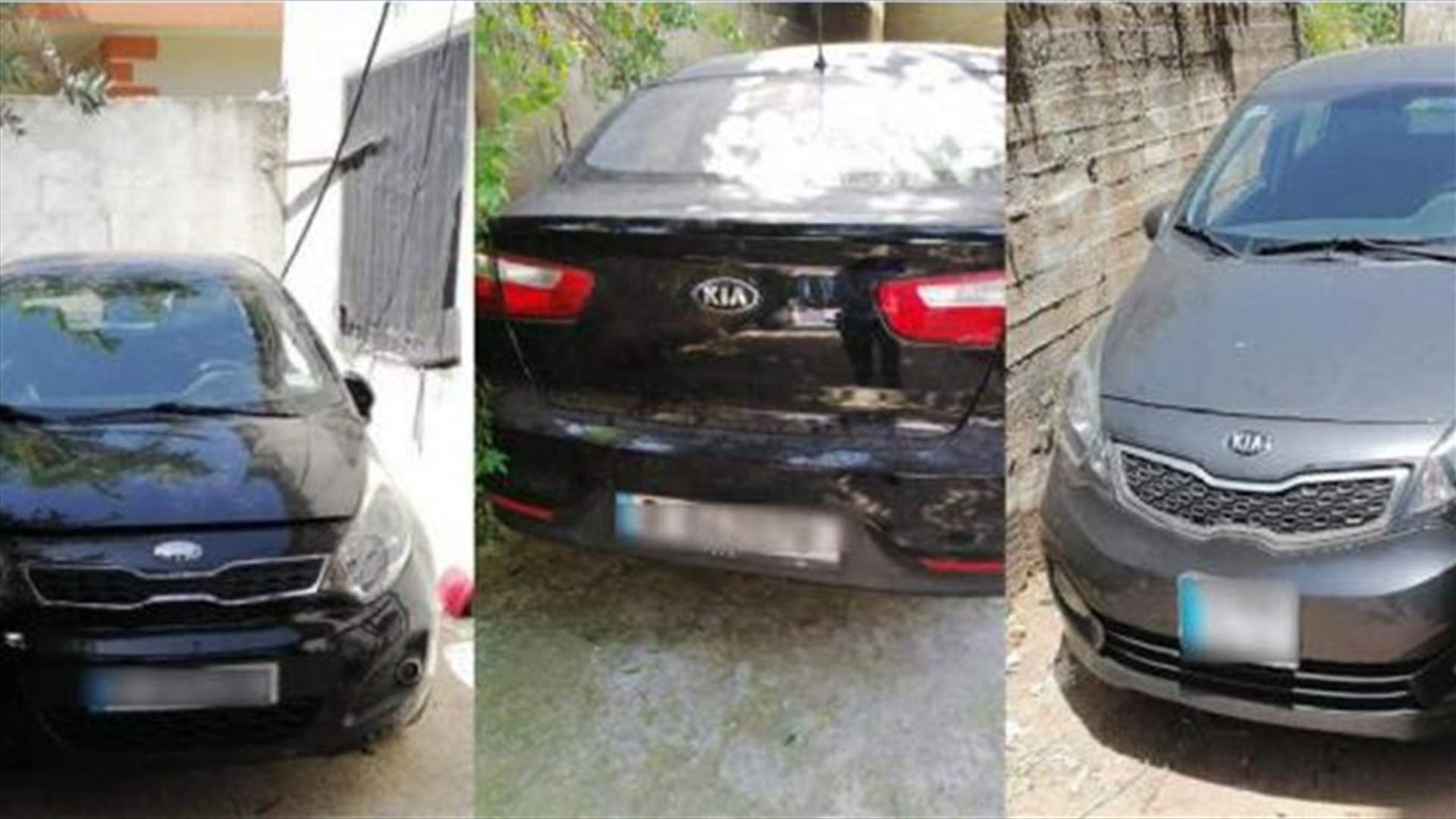 3 سيّارات مسروقة ضبطتها مفرزة حلبا القضائية