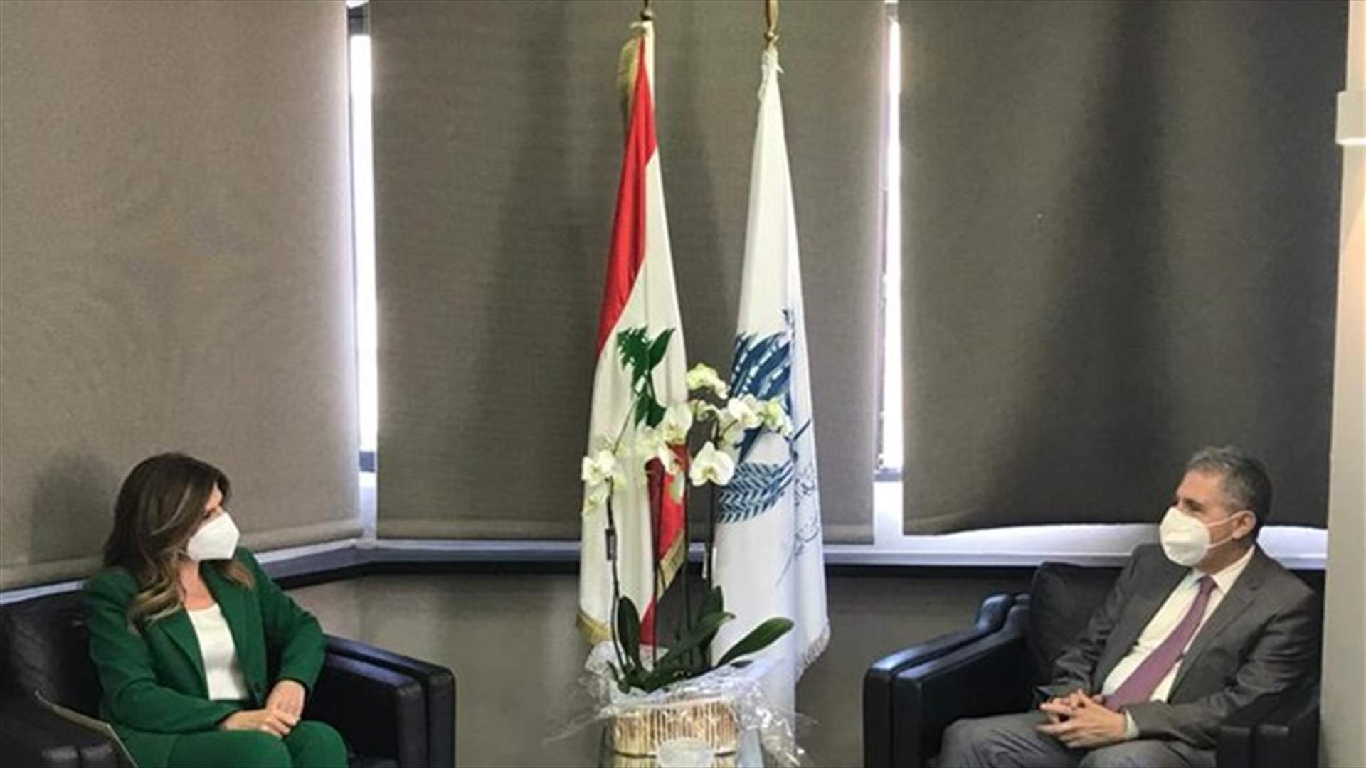 وزني استقبل يمين ووعد بدفع جزء من مستحقات صندوق الضمان من موازنة 2021