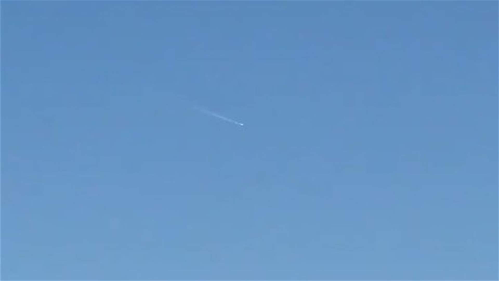 فيديوهات تظهر دخول الصاروخ الصيني للغلاف الجوي