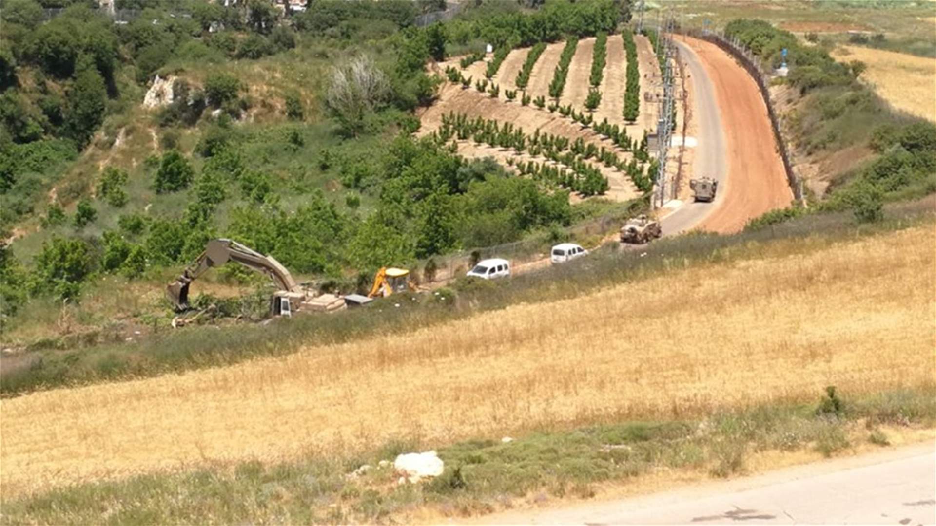 دورية اسرائيلية ألقت قنابل دخانية واطلقت النار باتجاه مزارعين في سهل مرجعيون