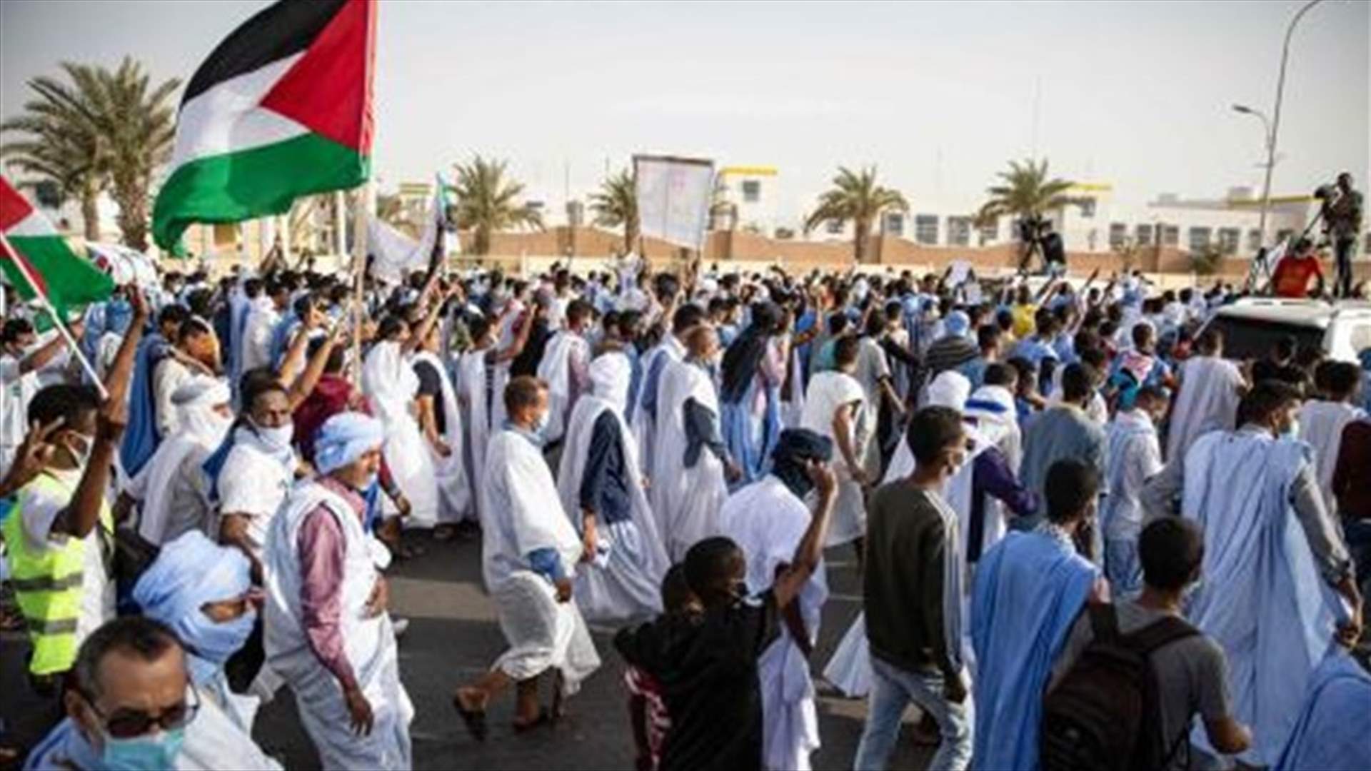 الآلاف يتظاهرون في العاصمة الليبية دعماً للفلسطينيين