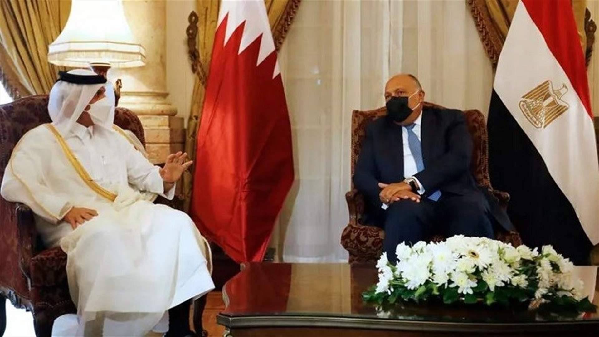 وزير خارجية قطر في القاهرة لبحث العلاقات الثنائية بعد المصالحة الخليجية
