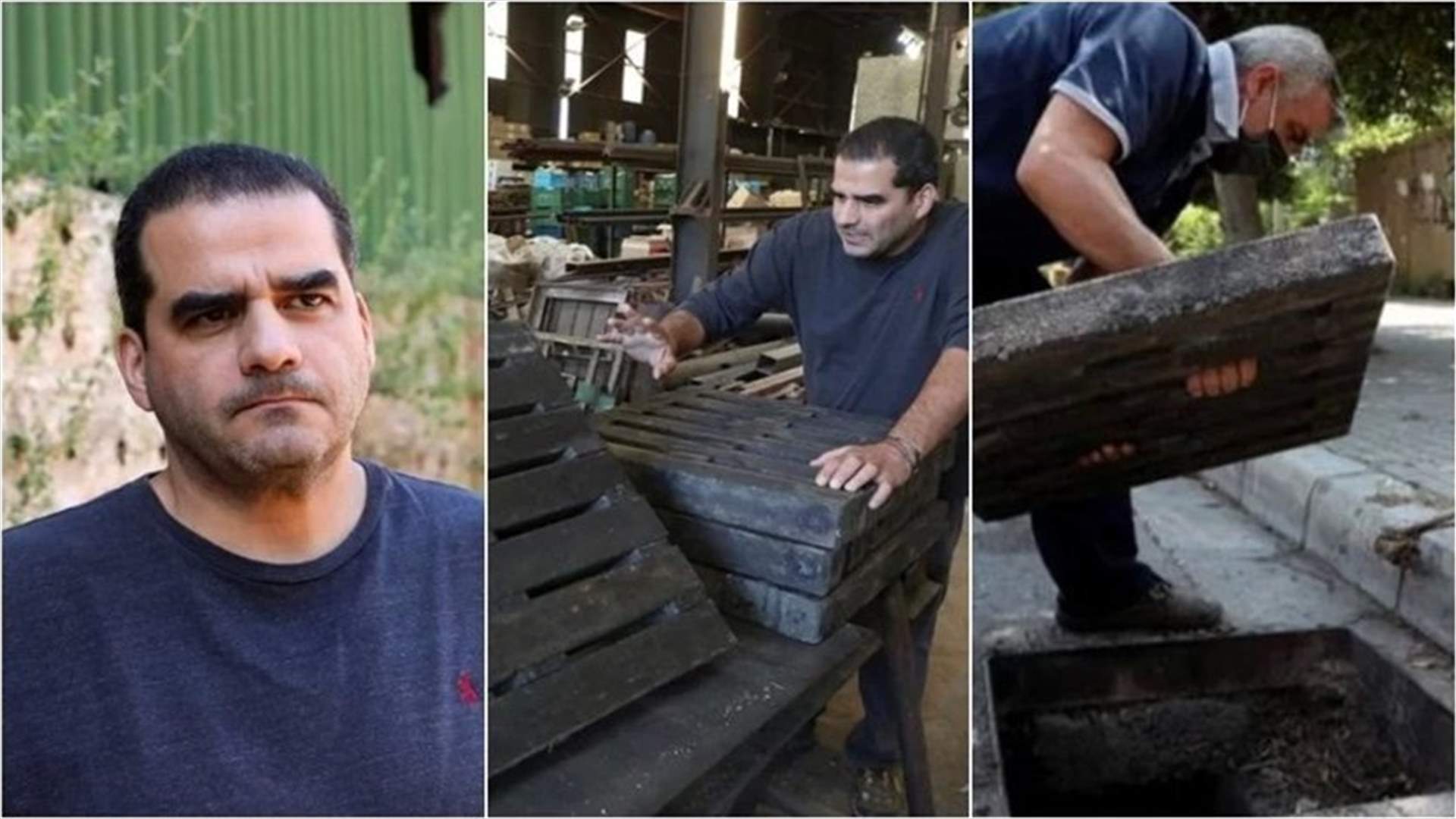 Plastic manhole covers replace Lebanon's stolen iron ones