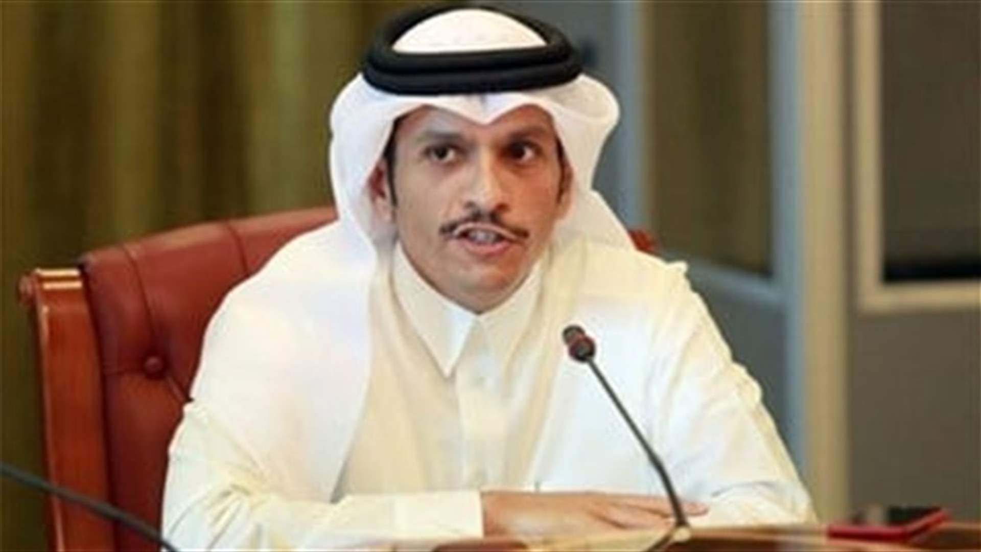 Qatar sees no reason for normalizing ties with Syria, says foreign minister