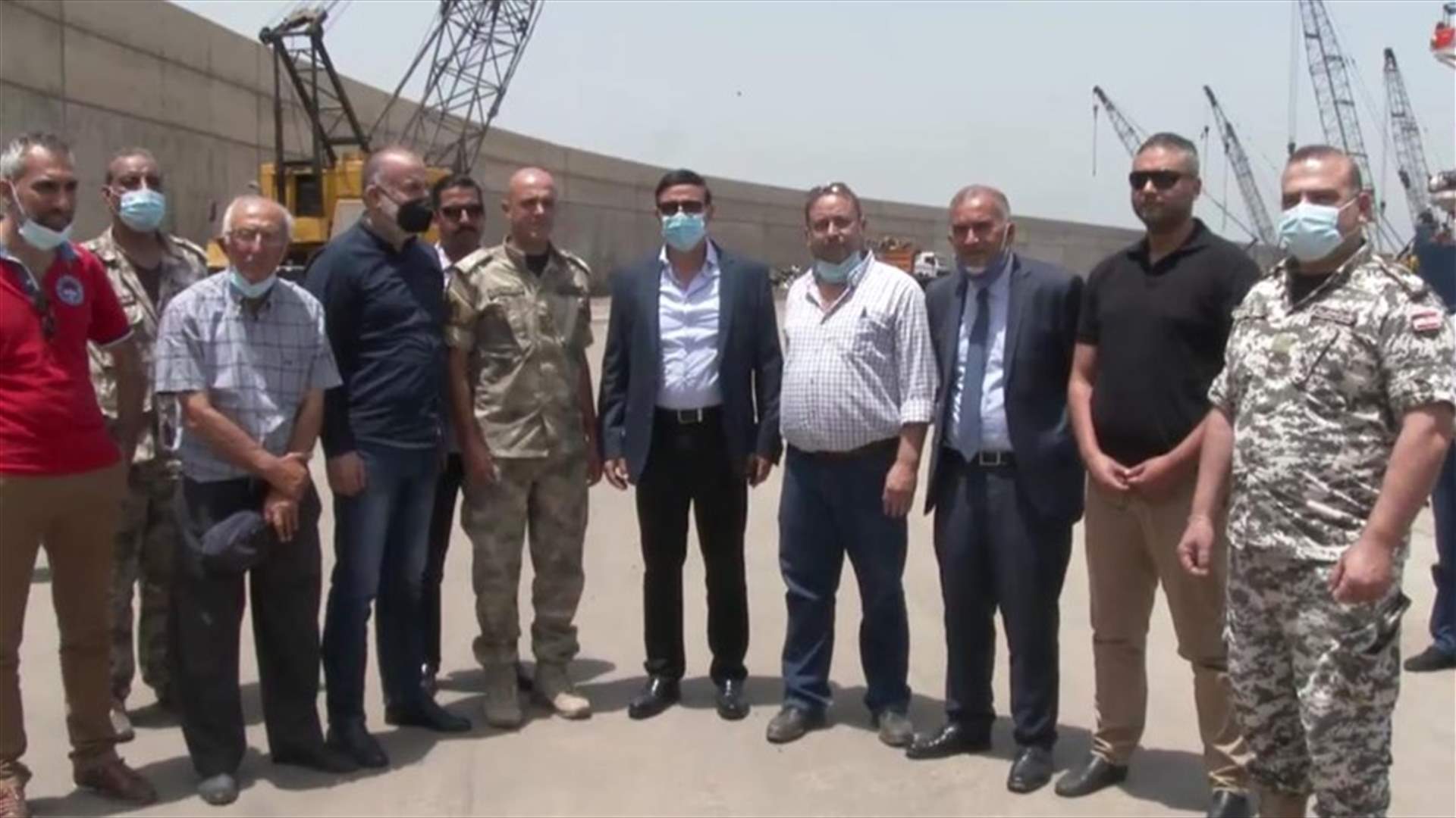 نجار جال في مرفأ صيدا الجديد:  نعمل على تأمين سكانر لكل المرافىء واول سكانر سيكون لمرفأ صيدا