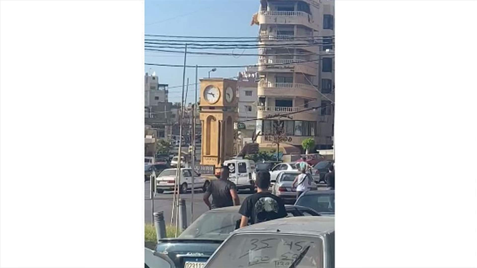 إشكال في صيدا خلفية تعبئة البنزين (فيديو)