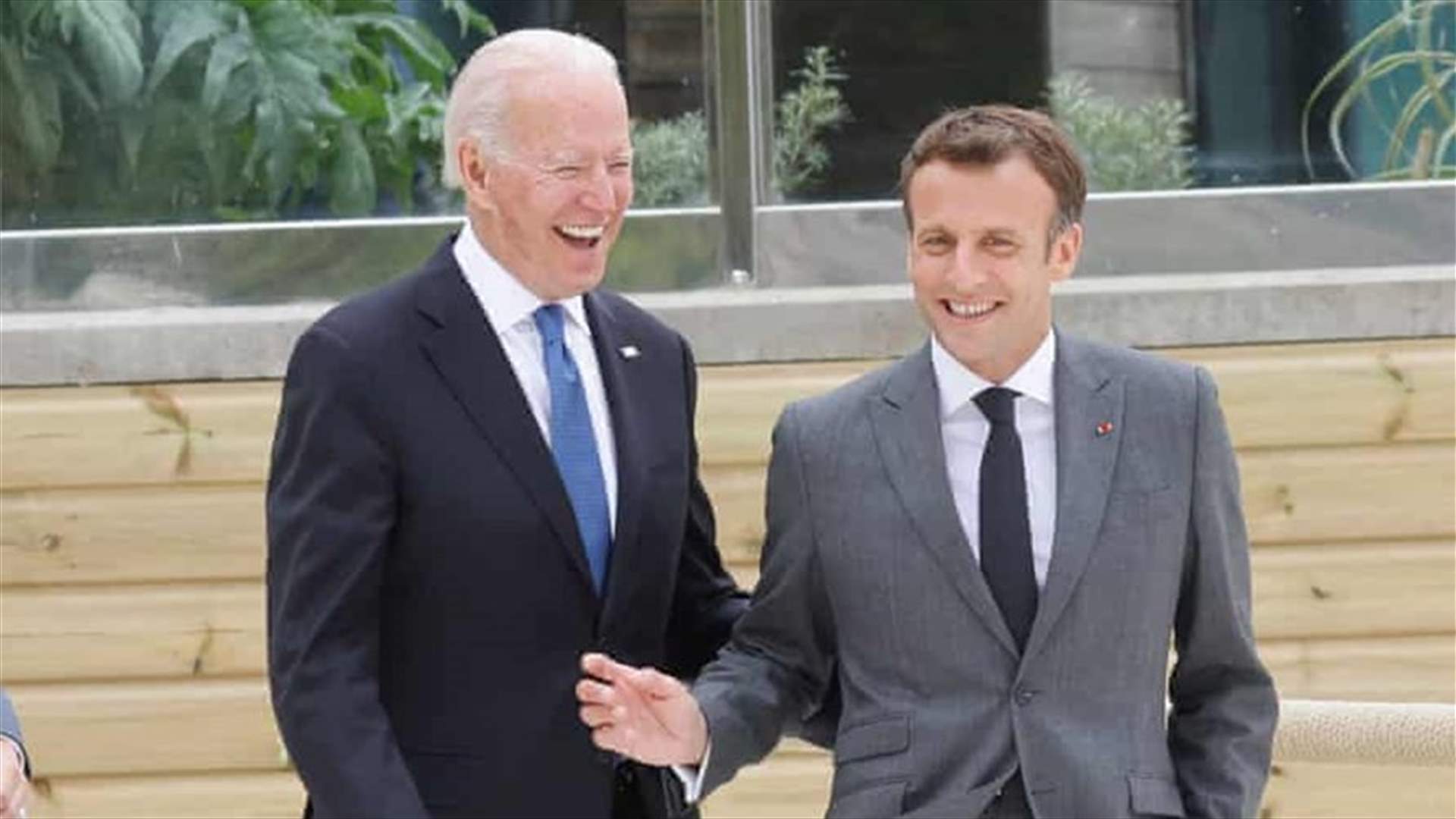 America is back with Biden, France's Macron says